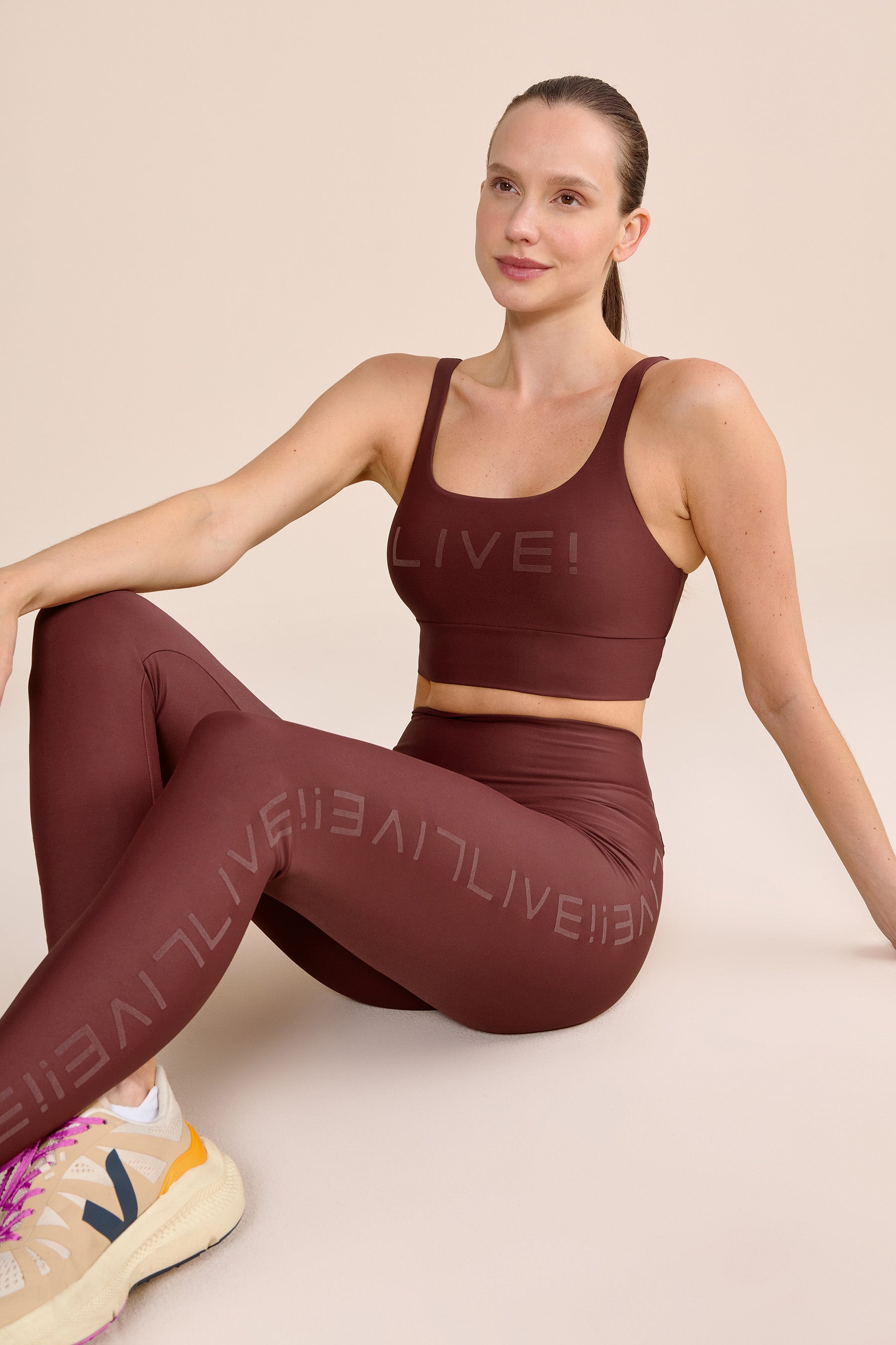 LIVE! Icon Sports Bra for Women - High Support Workout Top for Running, Yoga & Gym - Moisture Wicking & Breathable Activewear