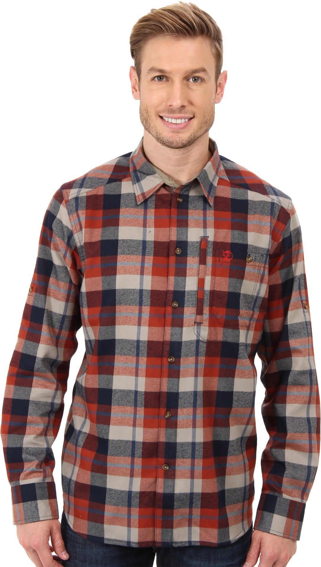 Fjällräven Men's Fjallglim Shirt - Lightweight Outdoor Hiking & Travel Button-Up Shirt for Adventure & Casual Wear