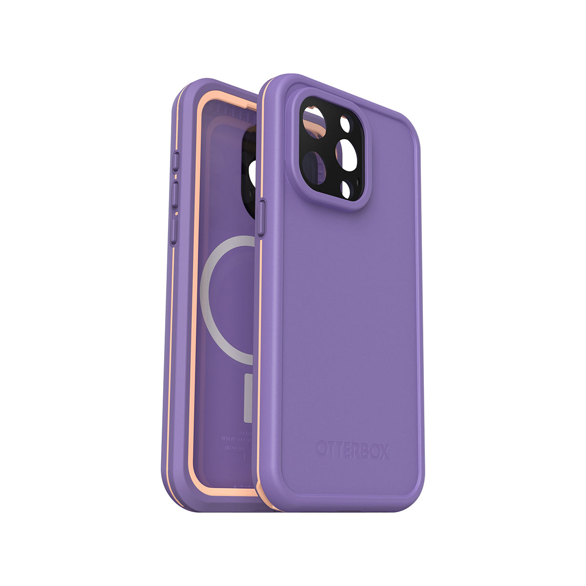 Otterbox Frē MagSafe Protective Case for iPhone 15 Pro Max - Shockproof & Wireless Charging Compatible - Perfect for Outdoor Adventures, Work & Everyday Use