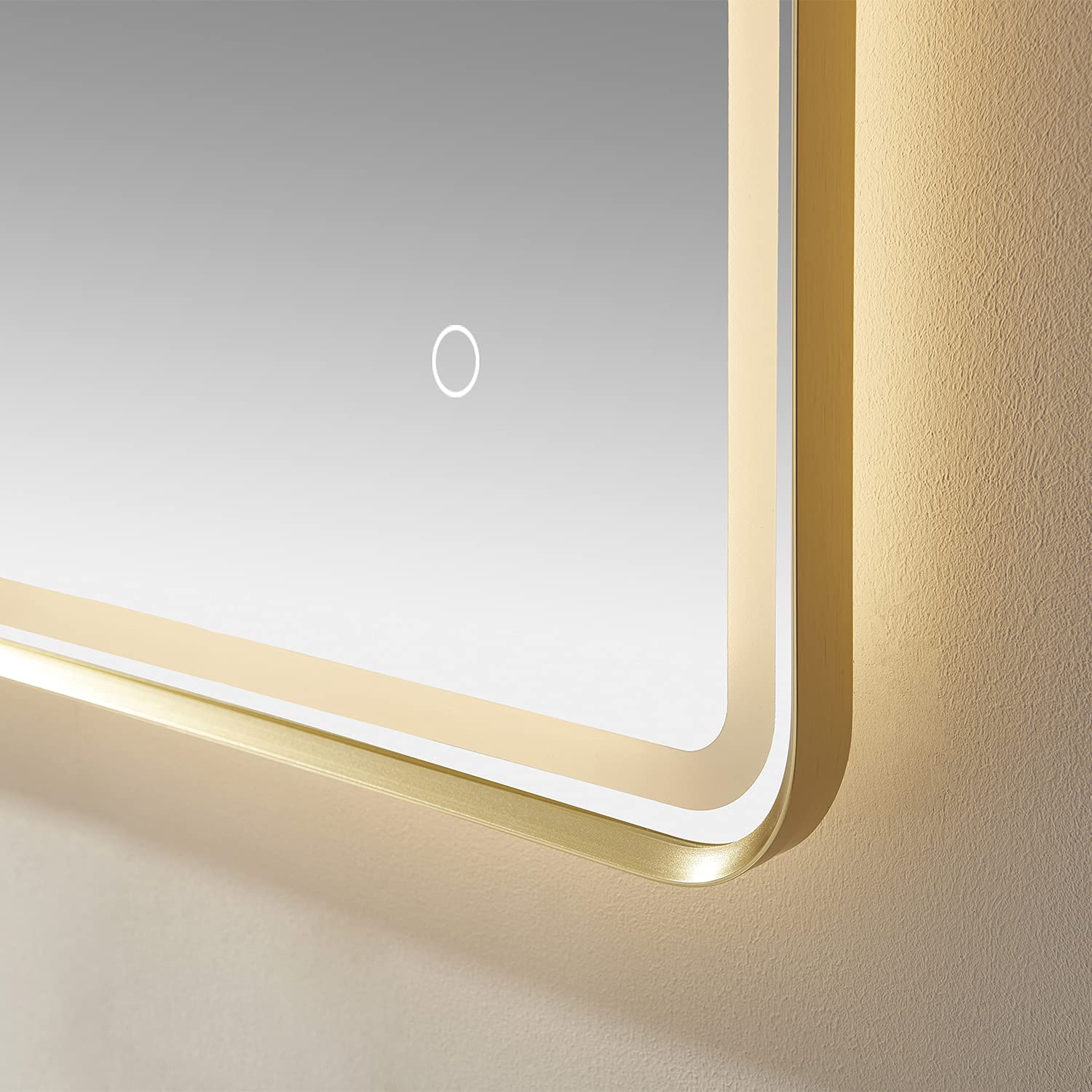 Vinnova Piceno 24 Inch Rectangle LED Bathroom Mirror with Adjustable Lighting - Perfect for Makeup, Shaving & Modern Vanity Decor