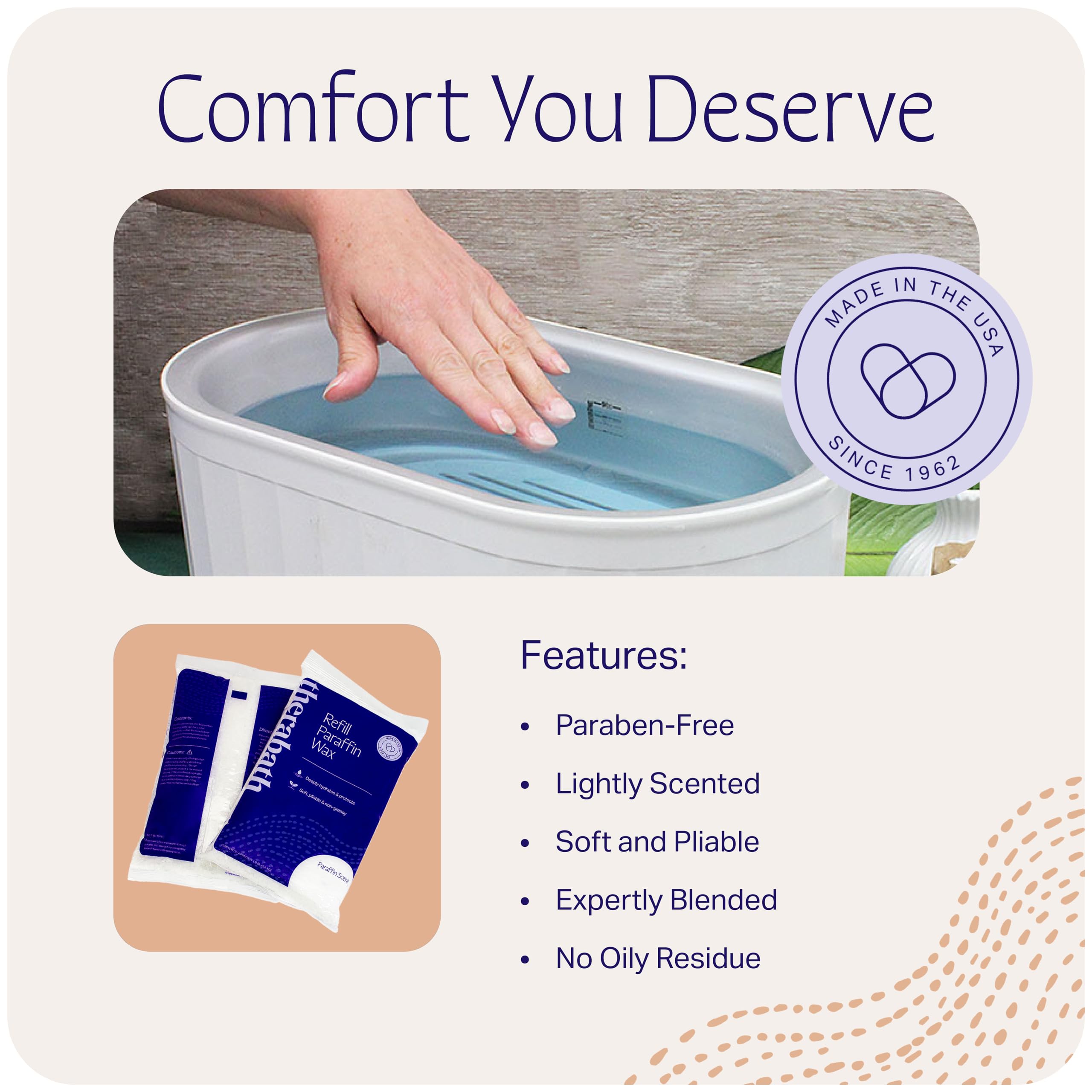 Therabath Paraffin Wax Refill 24 lb - Cucumber Melon with Thyme Scented - Thermotherapy Wax for Arthritis Pain Relief, Stiff Muscles & Dry Skin - Deep Hydration for Hands, Feet & Body - Made in USA | Perfect for Spa Treatments, At-Home Therapy & Post-Workout Recovery
