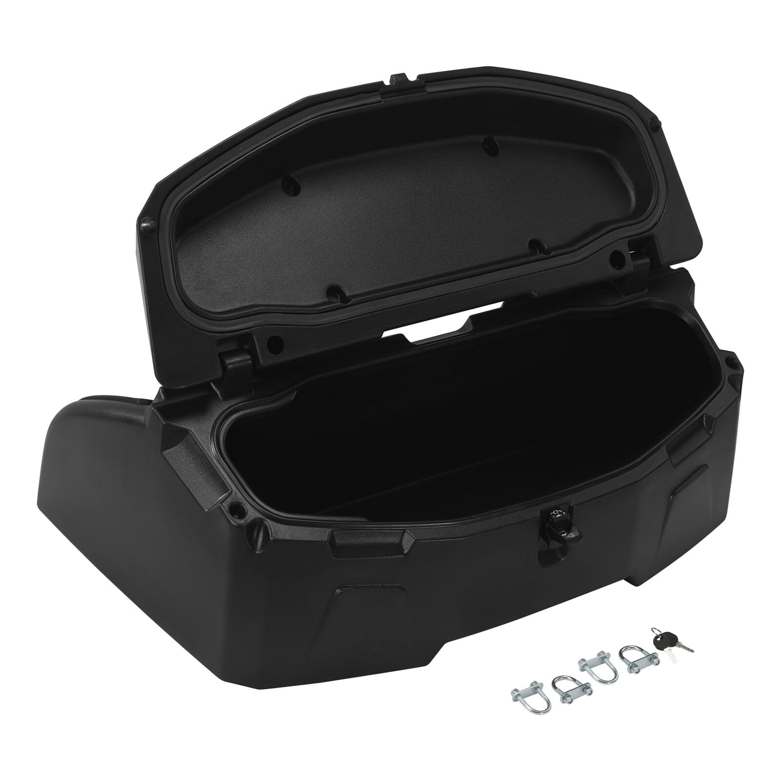 TCMT 95L Rear Seat Rack Trunk Cargo Storage Box for ATV - Black Waterproof Luggage Carrier | Perfect for Outdoor Adventures, Camping & Off-Road Travel