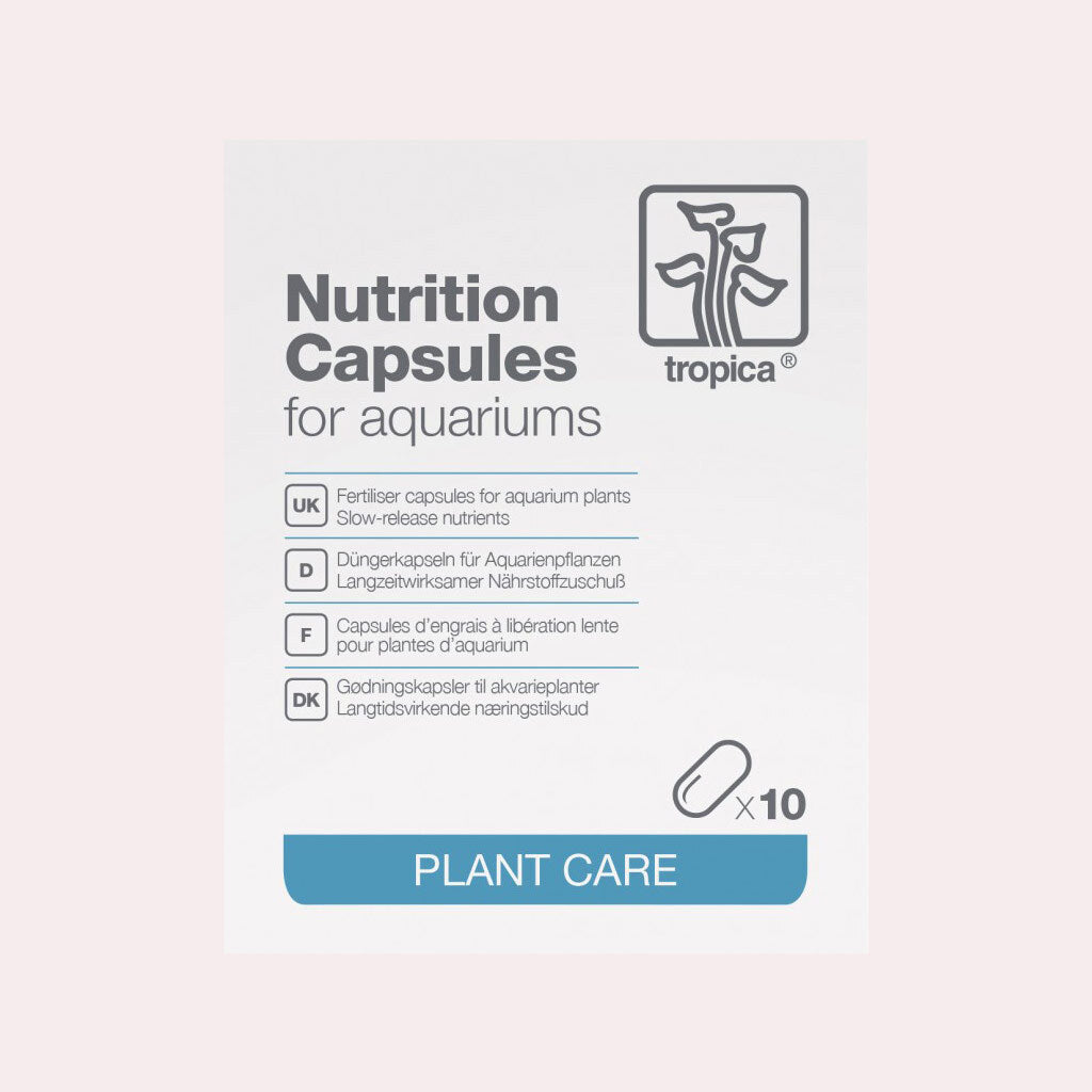 Tropica Plant Care Nutrition Capsules - Premium Fertilizer for Indoor & Outdoor Plants - Boost Growth & Health - Ideal for Houseplants, Garden, Hydroponics & Organic Gardening