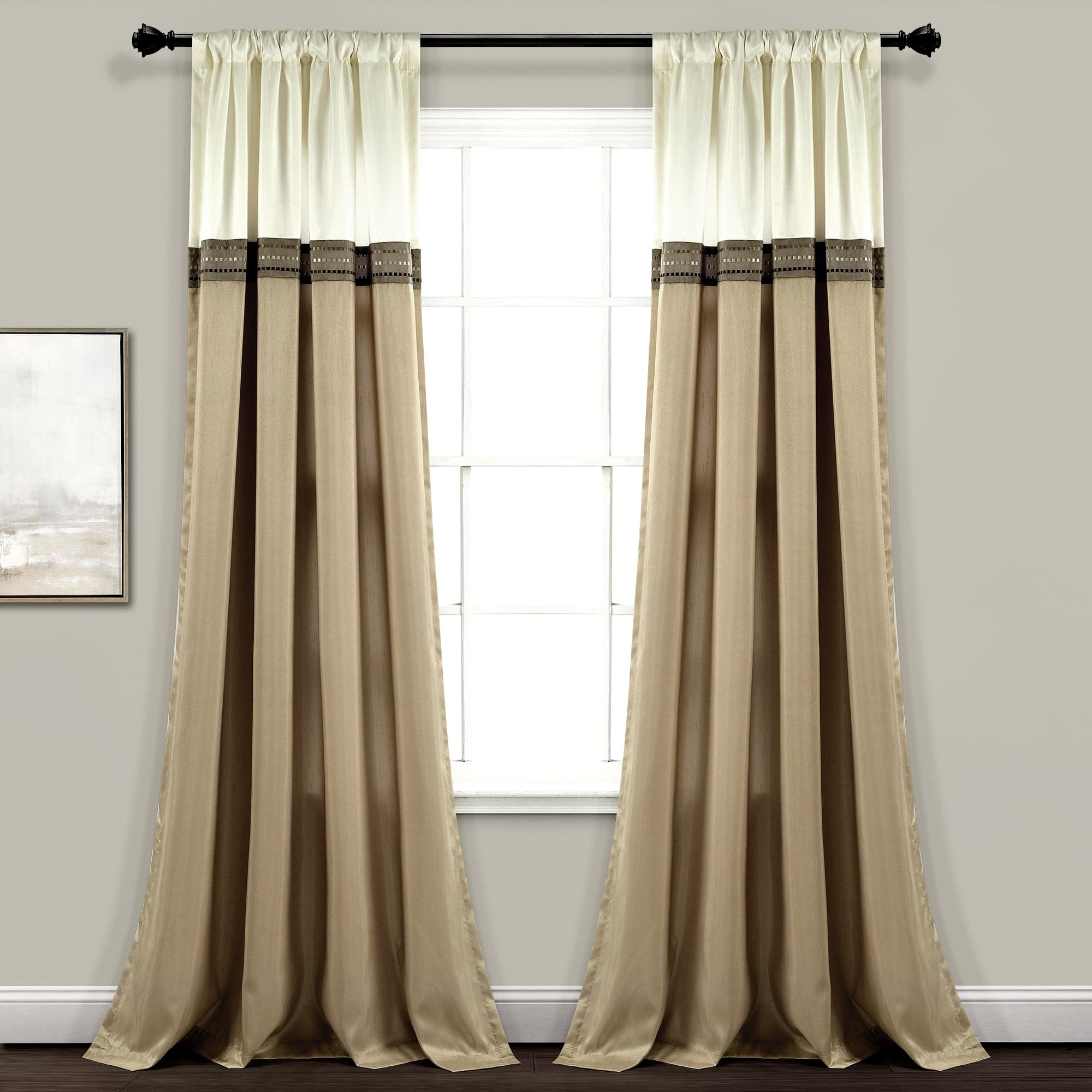 Terra Window Curtain Panel Set - Blackout Drapes for Living Room & Bedroom - Premium Thermal Insulated Window Treatments for Home Decor