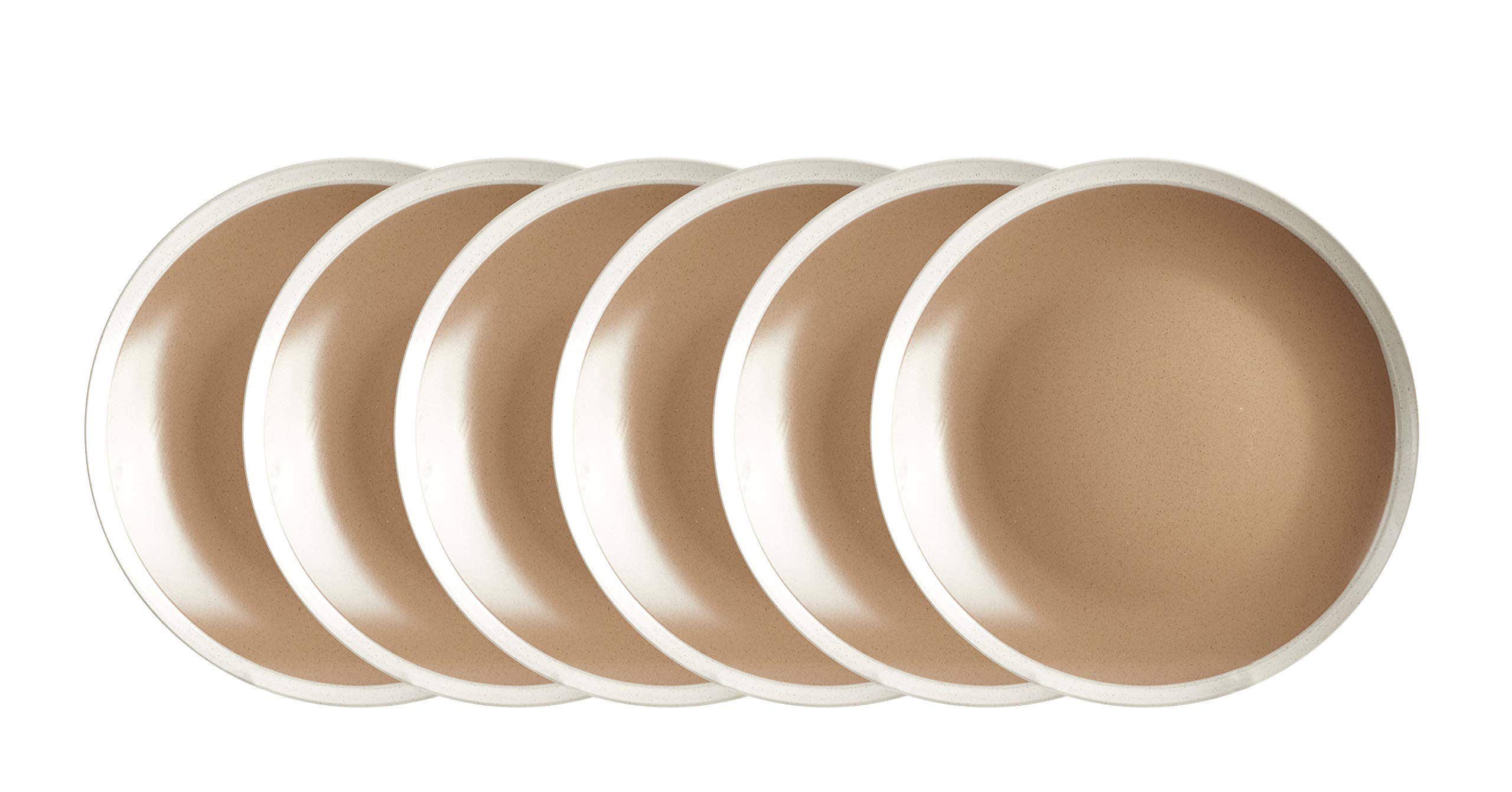 Rock Ridge Speckled Stoneware Dinnerware Set - 18 Piece Beige & Ivory Dinner Plates, Bowls & Mugs - Elegant Stoneware for Everyday Dining, Entertaining & Holiday Gatherings