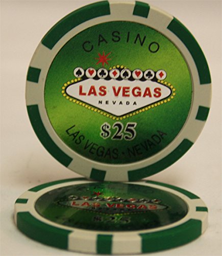 1000 pcs Las Vegas Style Poker Chips Set with Acrylic Case - Professional Casino Poker Chips for Texas Hold'em, Blackjack & Home Game Nights - Customizable Poker Set for Casino Themed Parties & Game Rooms