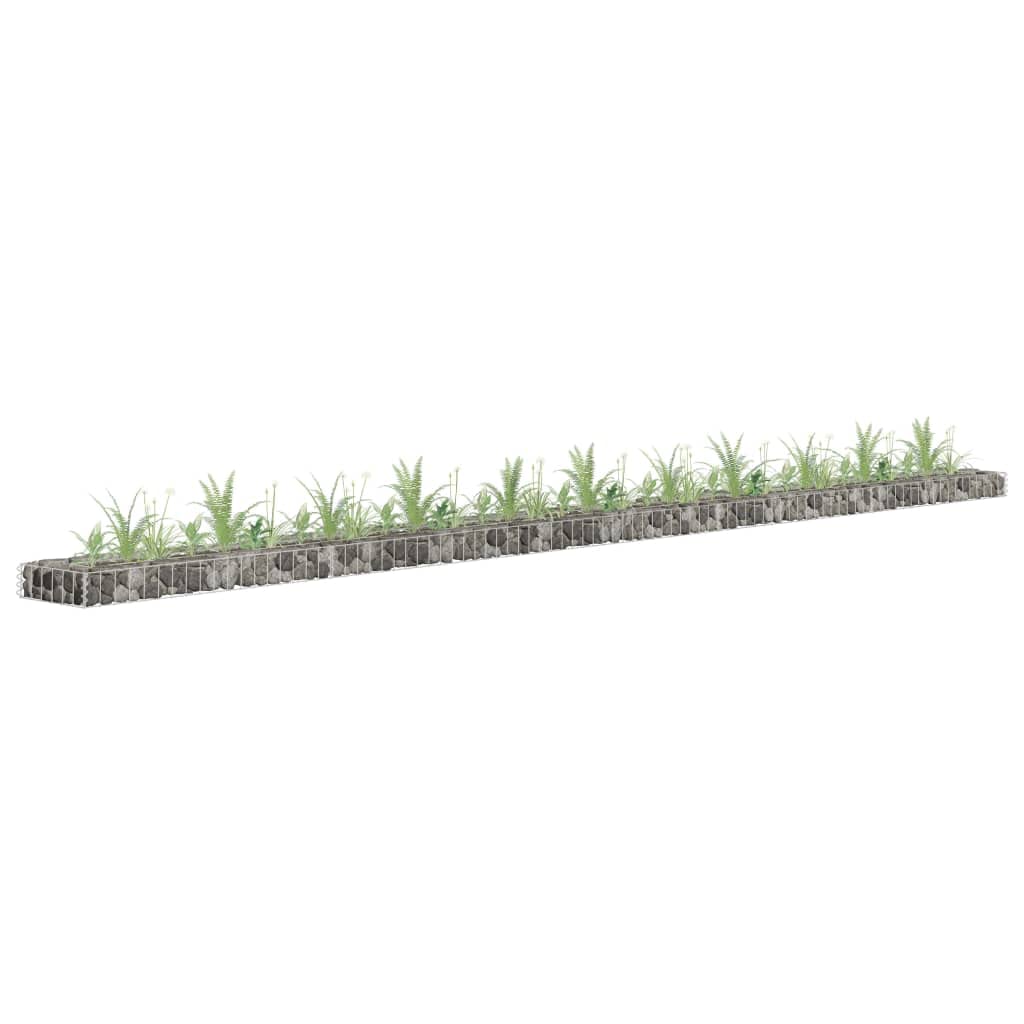ZQQLVOO Galvanized Steel Overhead Garden Planter Box - 177.2