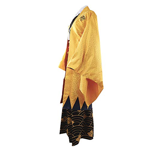 Anime Archer Gilgamesh Cosplay Costume - Yellow Kimono Outfit for Halloween & Anime Conventions | Perfect for Cosplay Events, Halloween Parties & Themed Gatherings