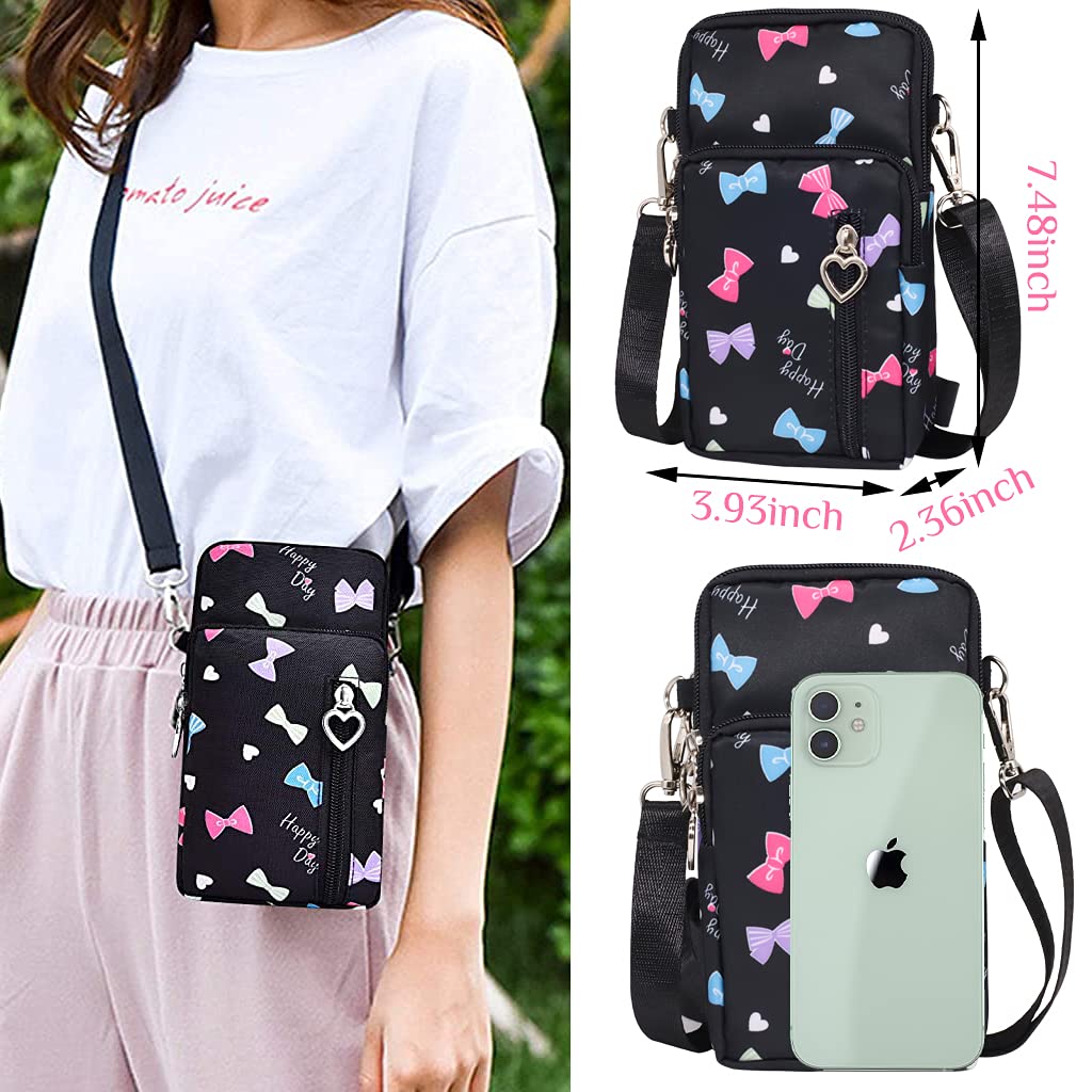 PALAY® Women's Crossbody Phone Bag - 3-Layer Multifunctional Sling Pouch for Travel, Sports & Daily Use | Small Shoulder Purse for Cell Phone, Wallet & Essentials | Trendy Mobile Pouch for Girls & Women