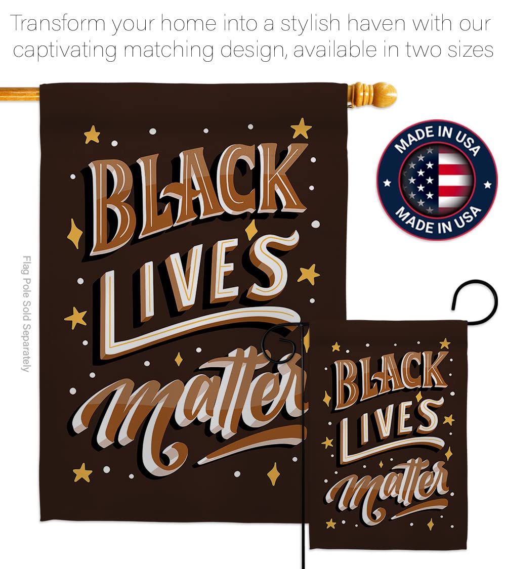 BLM Unity Garden Flag 13x18.5