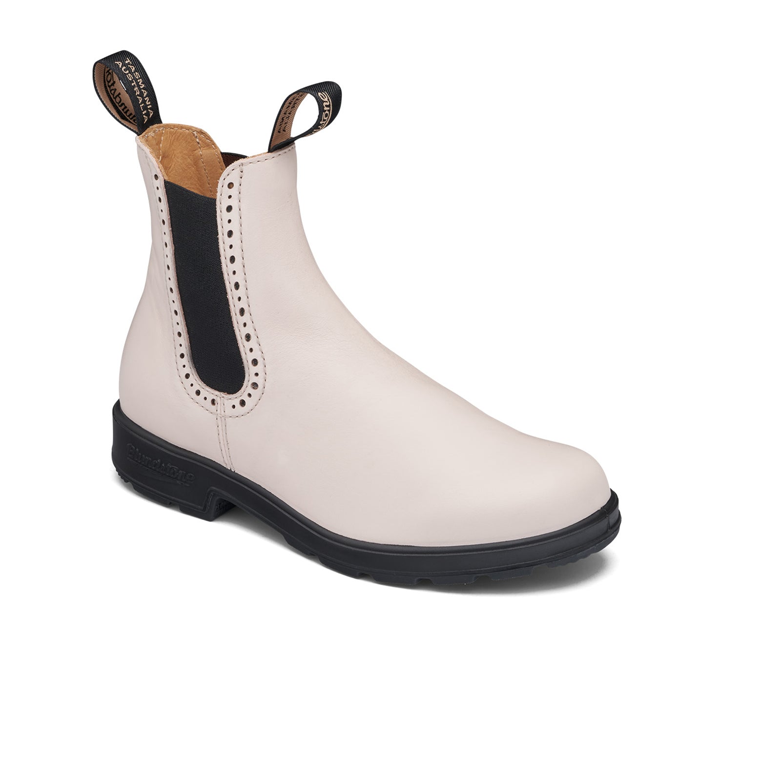 Blundstone Original 2156 Women's High Top Chelsea Boots - Pearl Grey Leather Ankle Boots for Walking, Work & Outdoor Activities