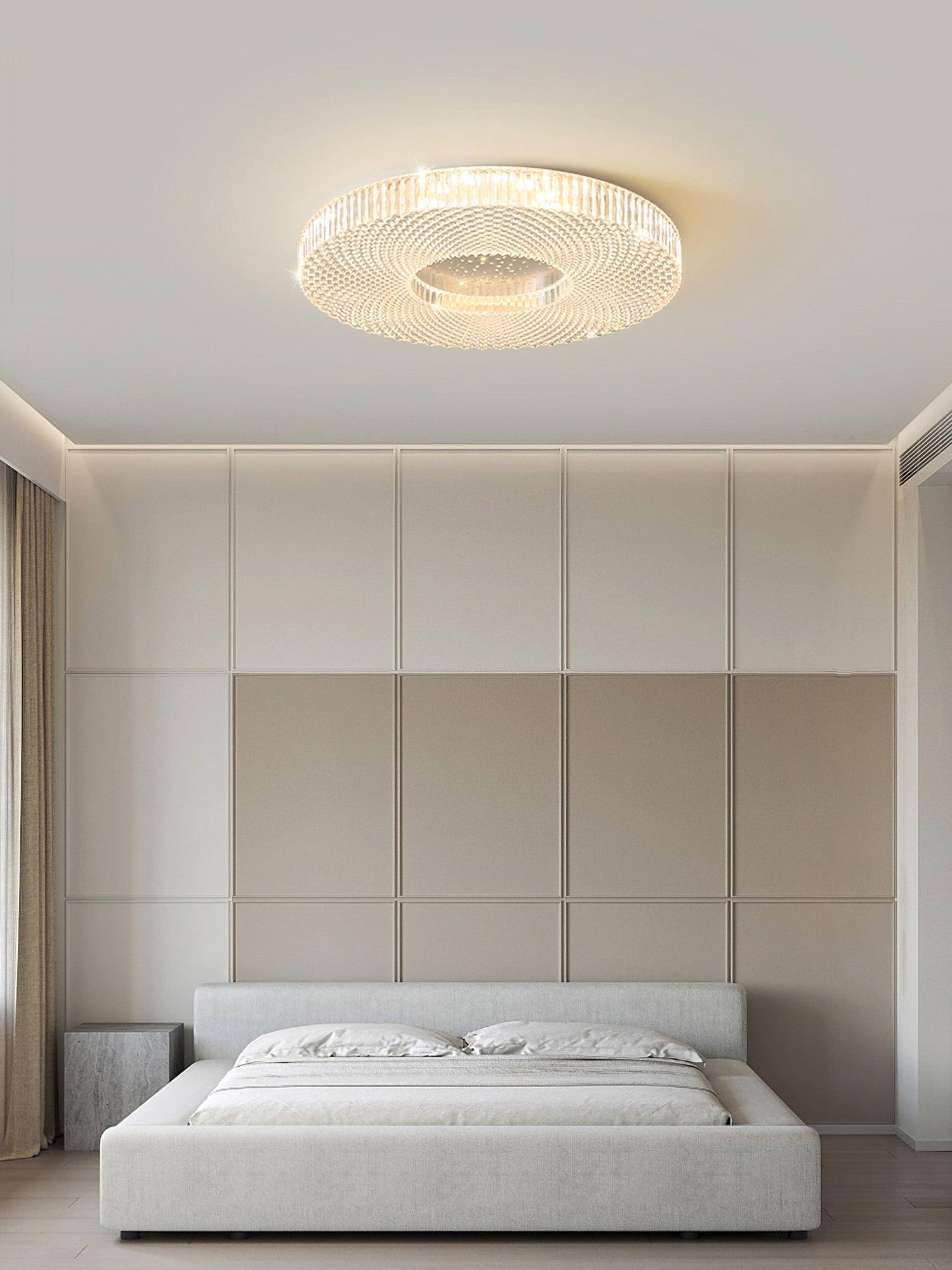 Cimona LED Flush Mount Ceiling Light - Modern Round Flush Mount Lighting Fixture for Bedroom, Kitchen, Hallway & Living Room - Energy Efficient Indoor Ceiling Lamp