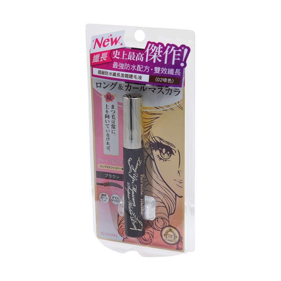 HEROINE MAKE Long & Curl Mascara Waterproof - 02 Brown (6g) for Voluminous Lashes, All-Day Hold - Perfect for Everyday Wear, Date Night & Special Occasions
