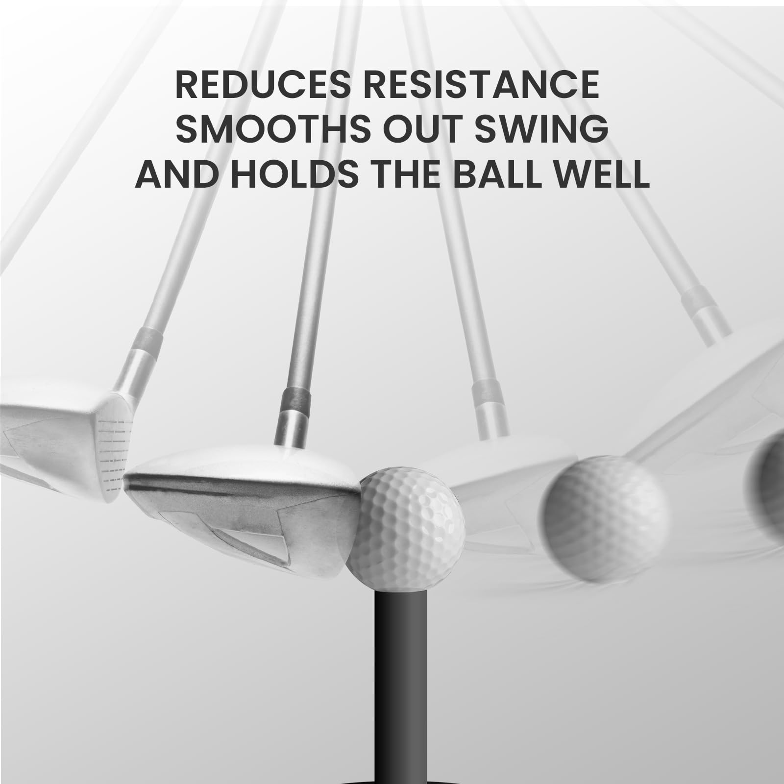 Premium Golf Rubber Tees Set - 3 Sizes for Driving Range, Indoor & Outdoor Practice Mats - Durable Professional Training Tees for Men & Women - Perfect for Backyard, Golf Course & Training Sessions