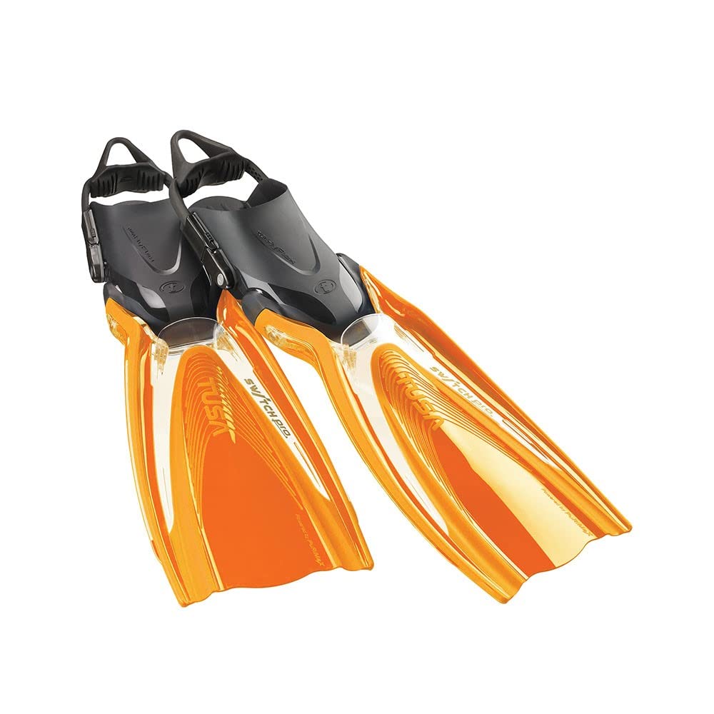 TUSA SF-0107 Hyflex Switch Pro Scuba Diving Fins - Lightweight Swim Fins for Snorkeling, Spearfishing & Underwater Exploration | Comfortable Foot Pocket & Adjustable Straps