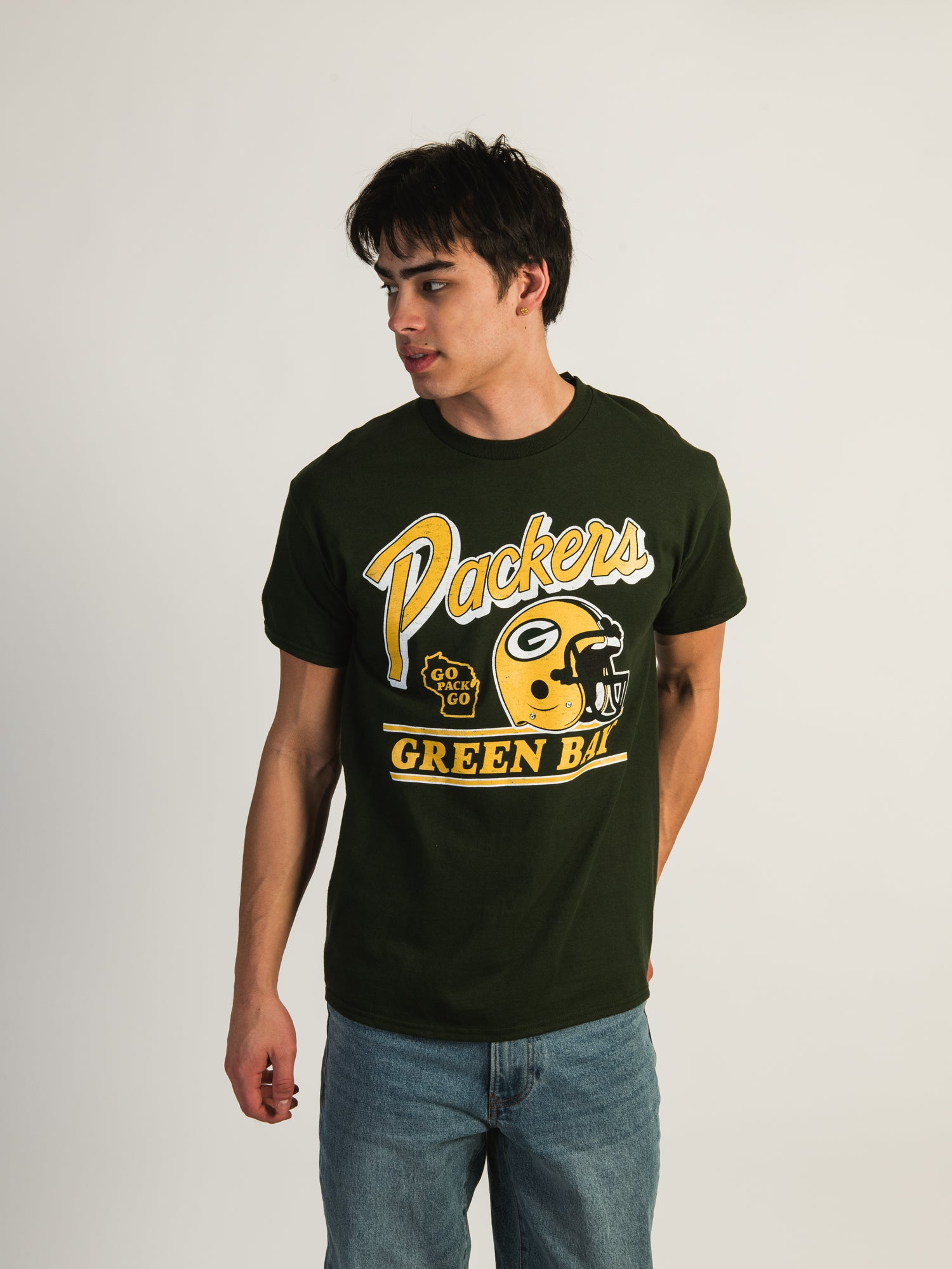 Green Bay Packers Fly By T-Shirt - Official NFL Licensed Apparel for Men & Women - Perfect for Game Day, Tailgating & Fan Gear