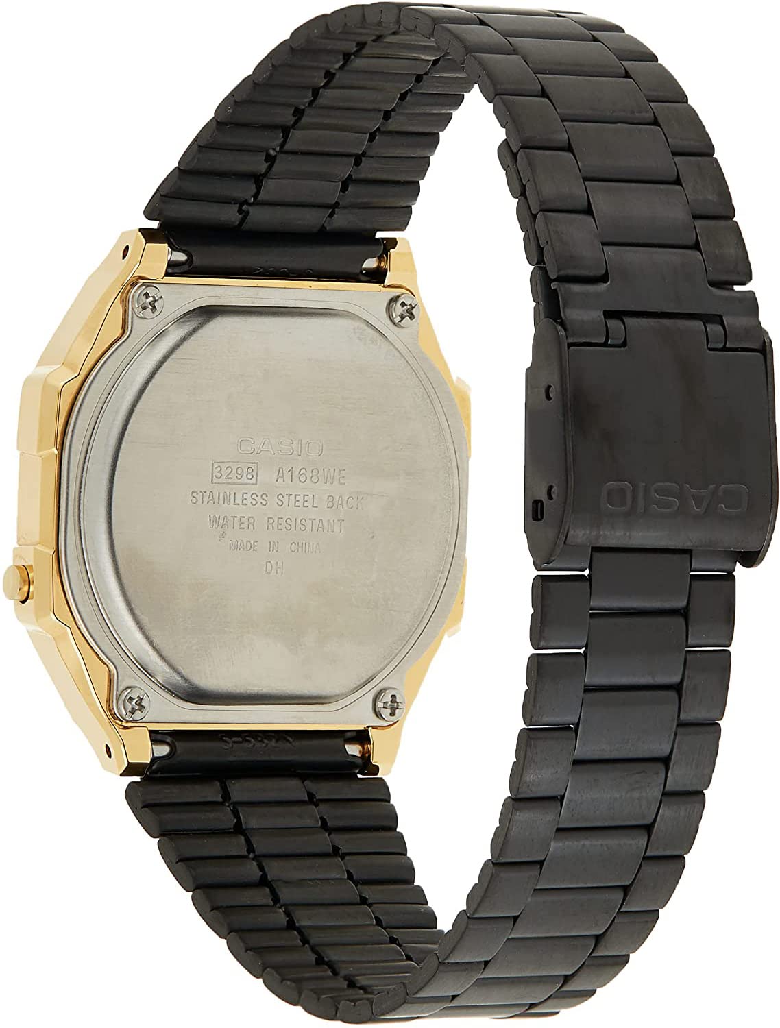 Casio A168WG Unisex Digital Watch - Gold Stainless Steel Retro Design for Men & Women | Perfect for Everyday Wear, Office, and Casual Outfits