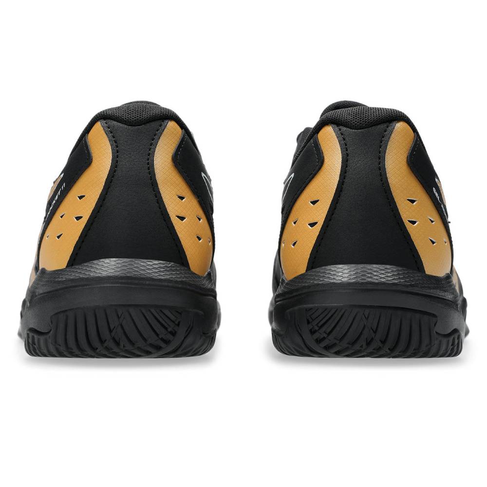 ASICS Gel Rocket 11 Wide Men's Volleyball Shoes - Indoor Court Shoes for Badminton, Squash & Tennis - Non-Marking Rubber Sole (Black/Piedmont Grey) - Perfect for Gym, Sports & Casual Wear
