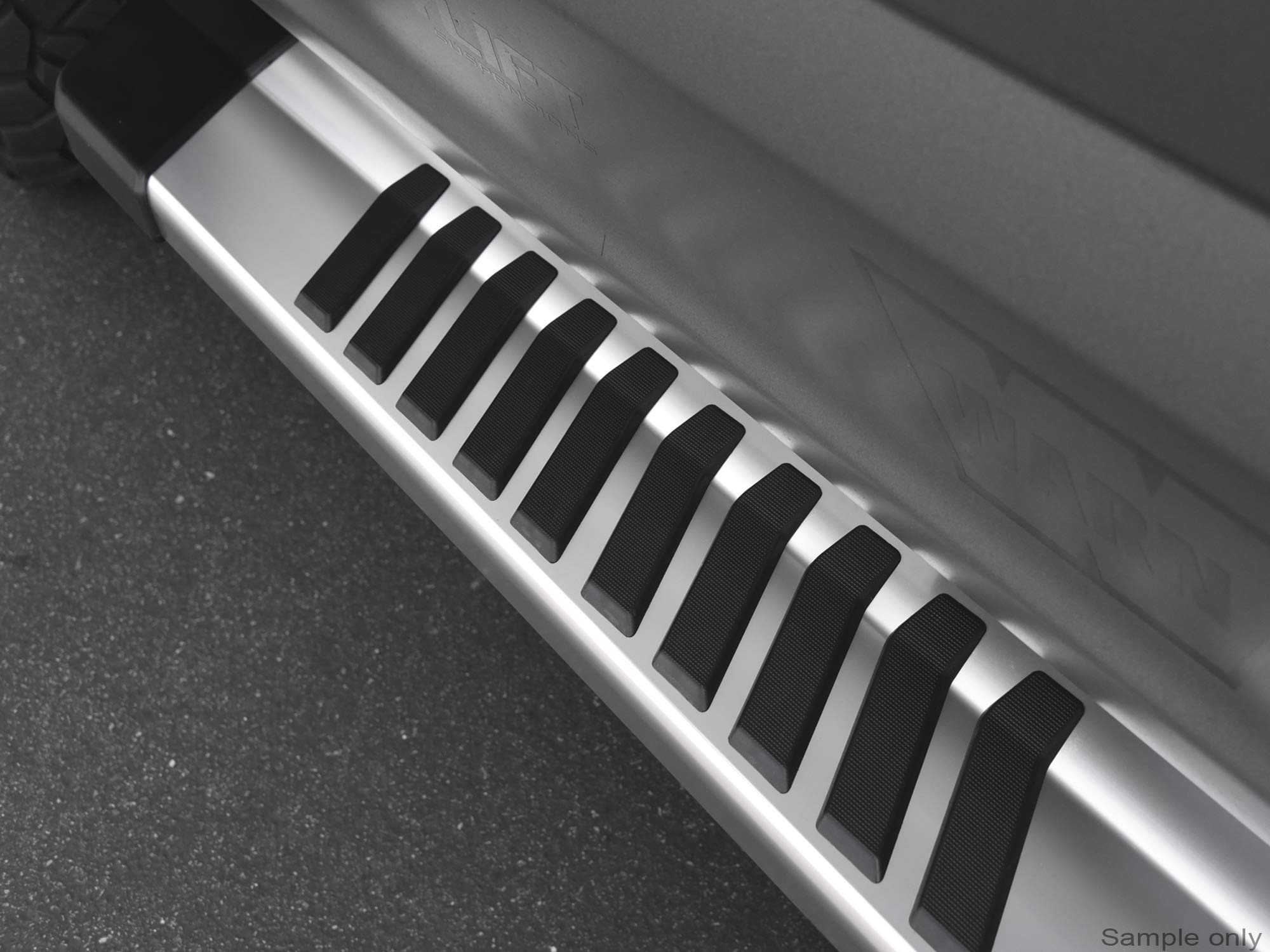 Armordillo USA 8703663 OE Style 6' Running Boards for 2009-2018 Dodge Ram 1500 & 2010-2018 RAM 2500/3500 Quad Cab - Silver | Durable Side Steps for Off-Roading & Daily Use