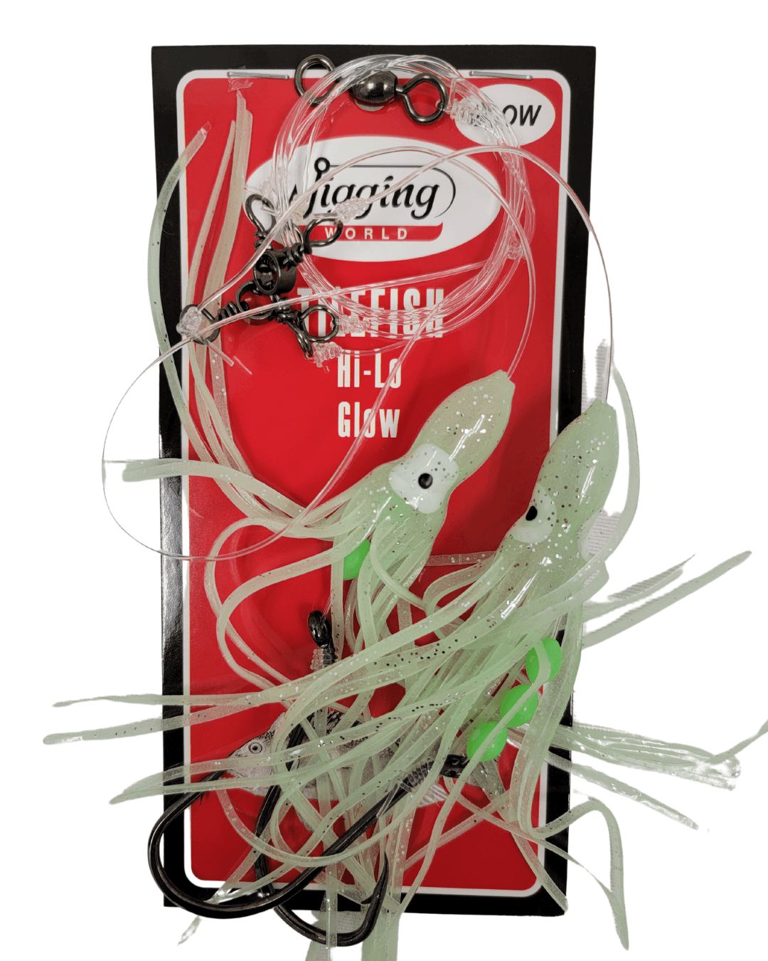 Jigging World Tilefish Hi Lo Rigs - Premium Saltwater Fishing Rigs for Tilefish & Bottom Fish - Perfect for Deep Sea Fishing & Offshore Angling