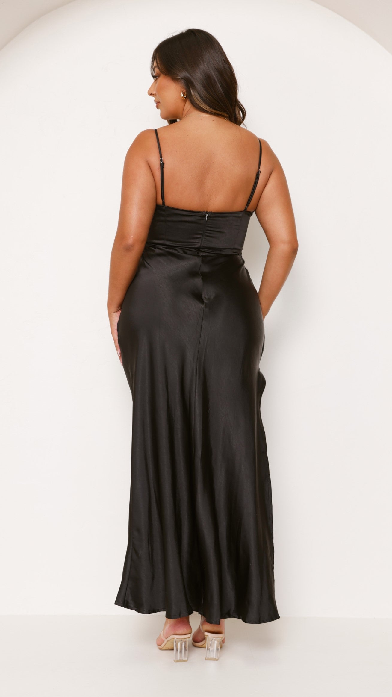 Ava Maxi Dress for Women - Elegant Black Long Flowy Dress for Summer, Beach, Party & Evening Wear