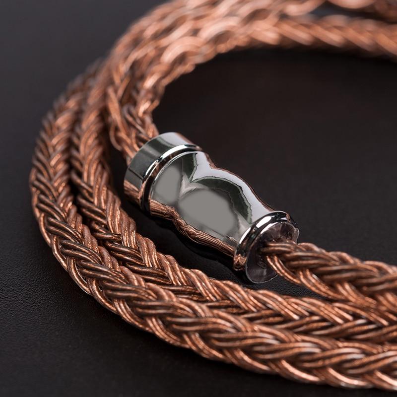 Yinyoo 16 Core High-Purity Copper Audio Cable - 2.5mm/3.5mm/4.4mm Connector for MMCX/2PIN/QDC/TFZ Headphones - Perfect for Audiophiles, Studio Monitoring & Hi-Fi Music Listening