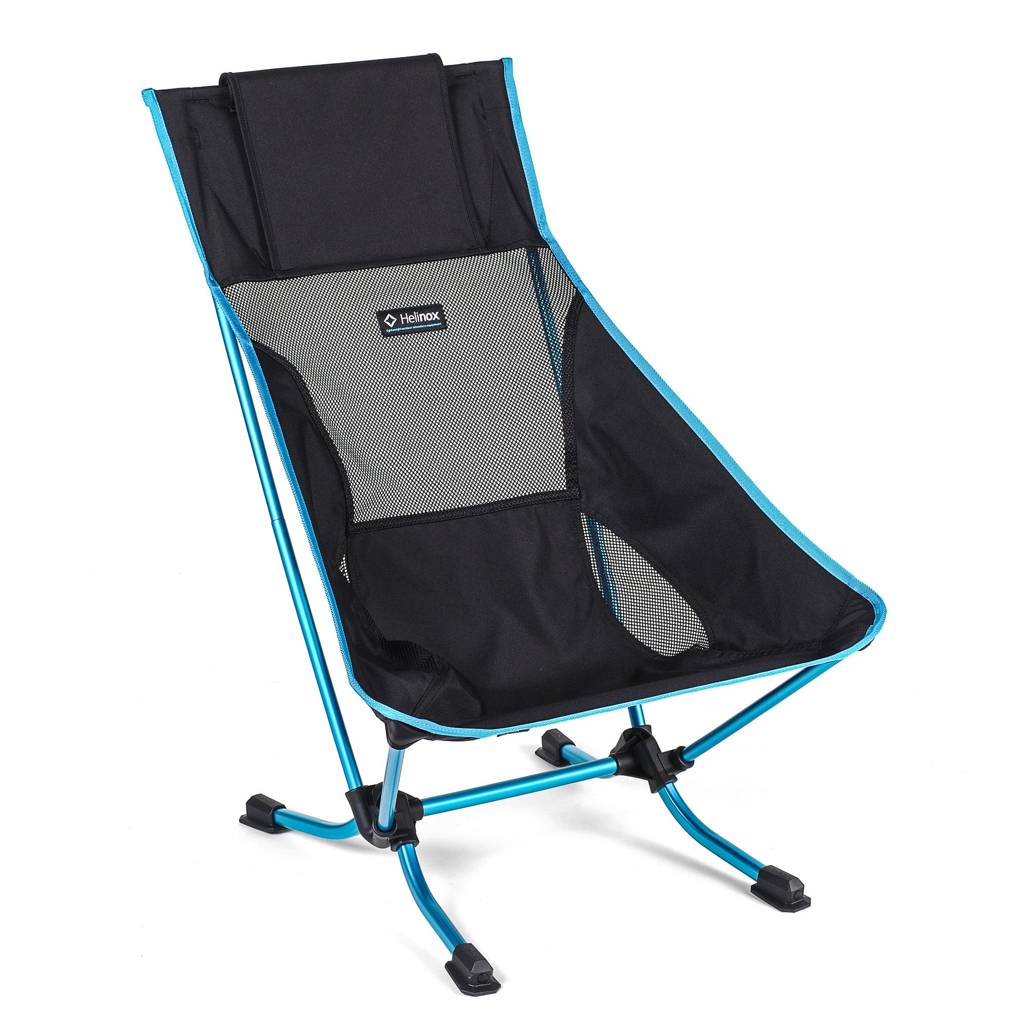 Helinox Portable Beach Chair - Lightweight & Compact Folding Chair for Outdoor, Camping, Picnic & Travel - Black