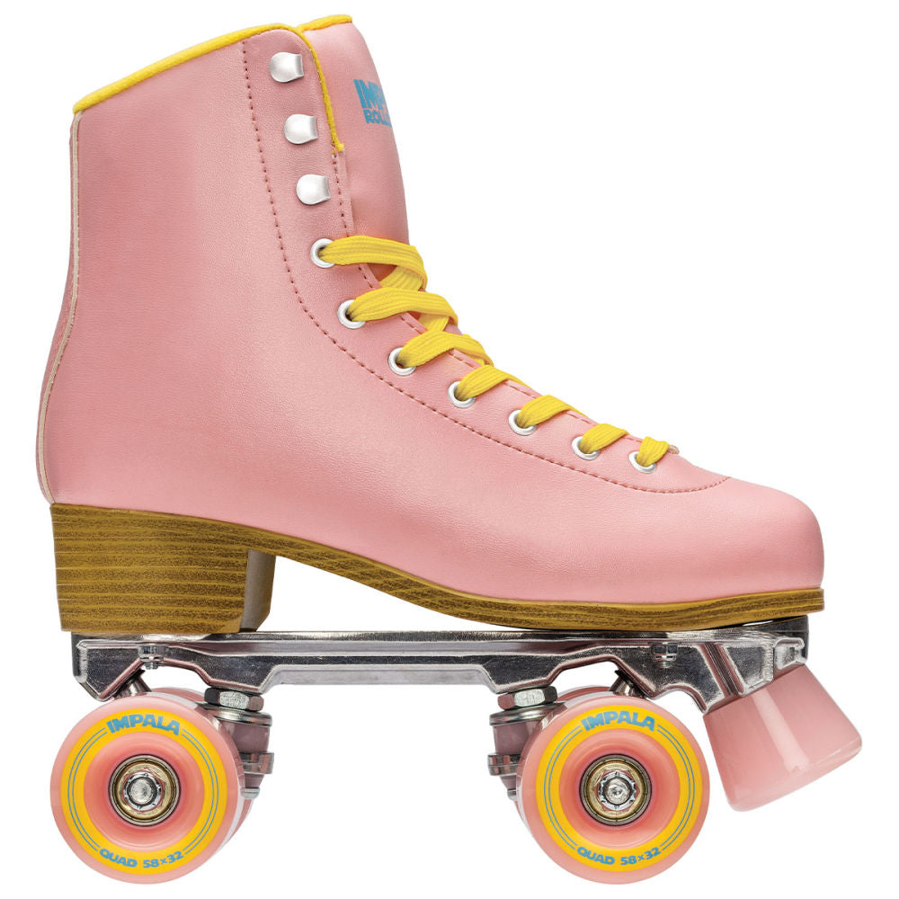 Impala Roller Skates for Women - Pink Quad Roller Skates with Lightweight Aluminum Frame & Comfortable Padding - Perfect for Outdoor Skating, Roller Rinks & Retro Fashion