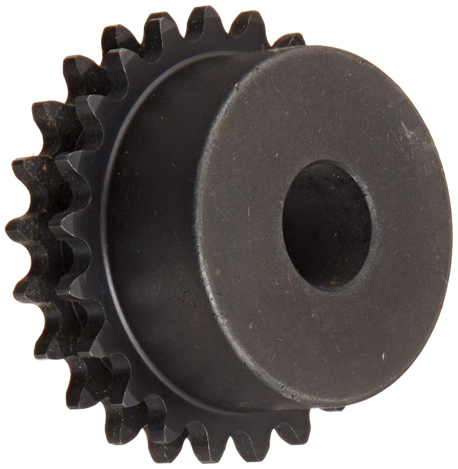 Martin Roller Chain Sprocket - Hardened Teeth, Reboreable Type B Hub, Double Strand 35 Chain Size (0.375