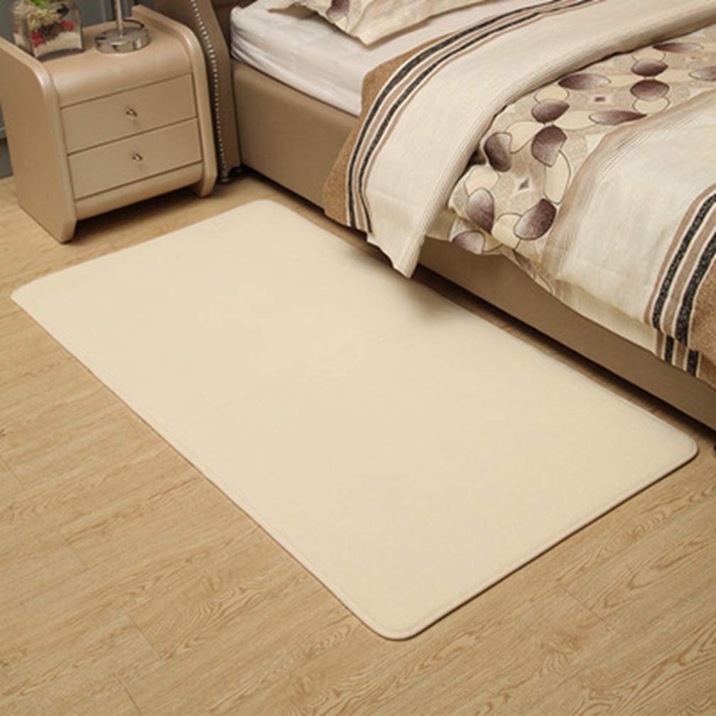 Soft Coral Fleece Non-Slip Area Rug 5'x8' - Modern Rectangular Living Room & Bedroom Carpet for Kids Nursery - Indoor/Outdoor Home Decor Runner - Perfect for Playrooms, Dorms and Cozy Spaces