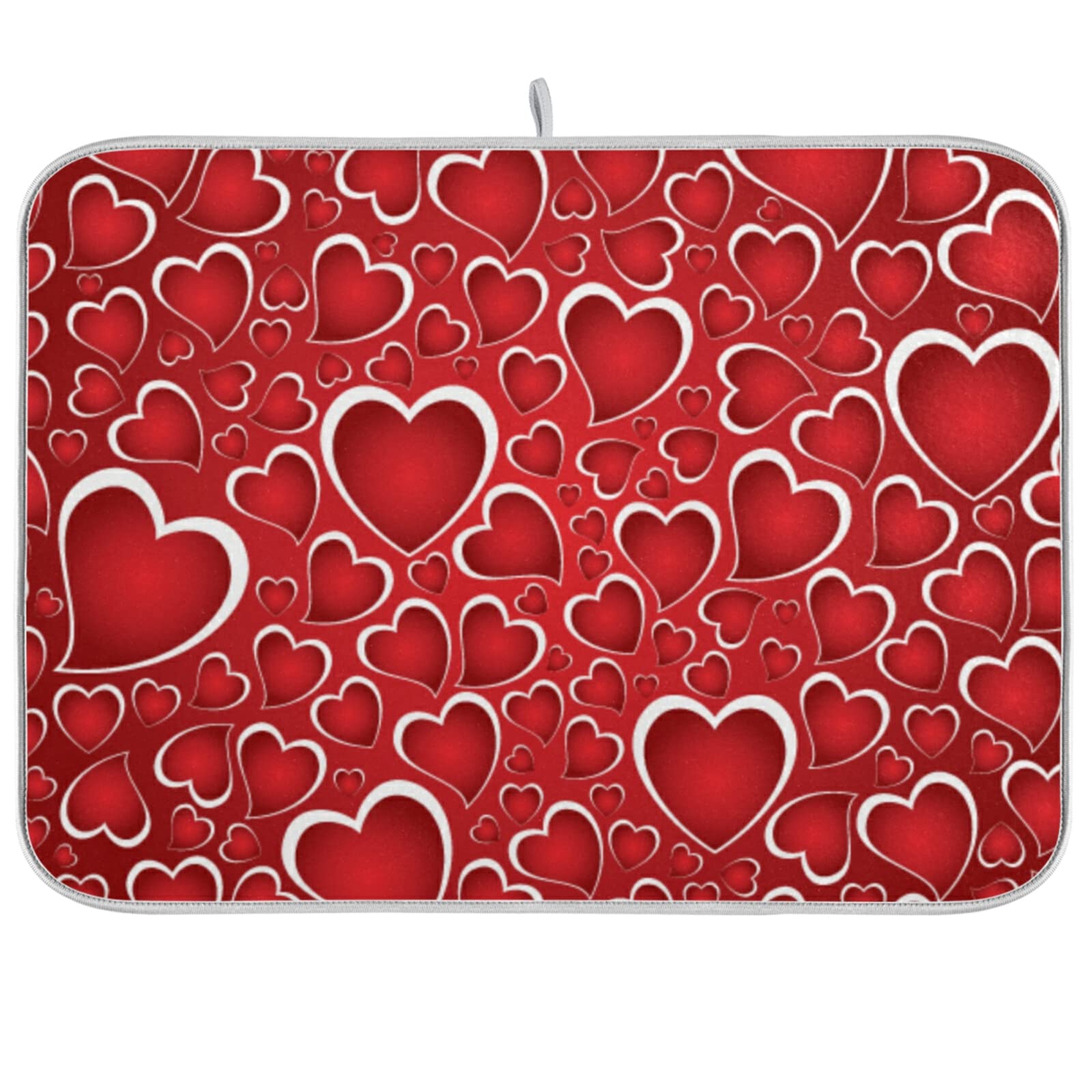 Colorful Microfiber Dish Drying Mat 16x18