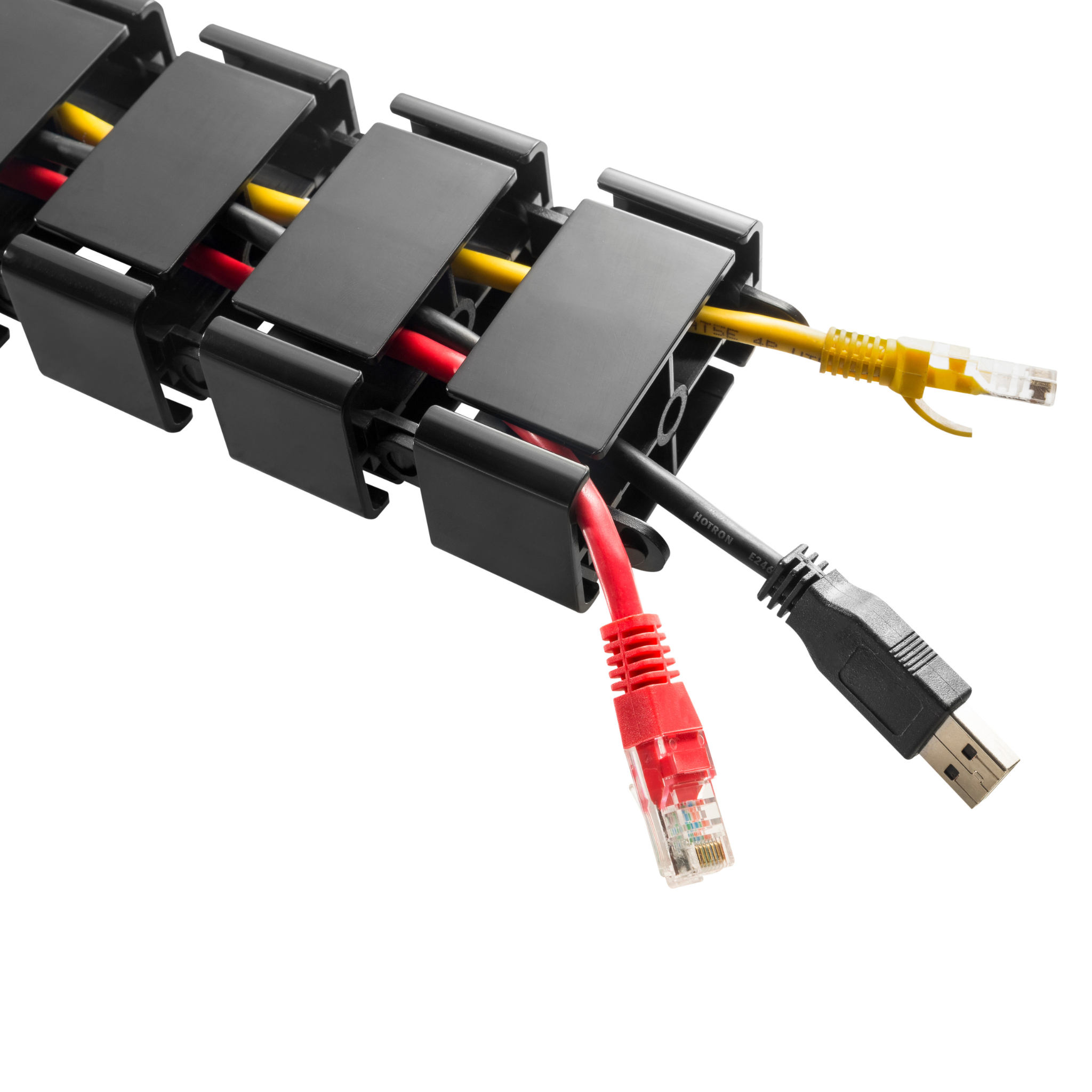 Adjustable Sit Stand Cable Management Spine - Organize Wires for Home & Office Desks | Perfect for Standing Desks, Gaming Setups & Workstations