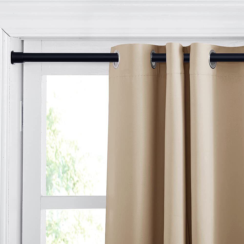 NICETOWN Room Divider Curtain Set with Premium Tension Rod - Privacy Screen for Bedroom, Dorm, Studio & Office Space