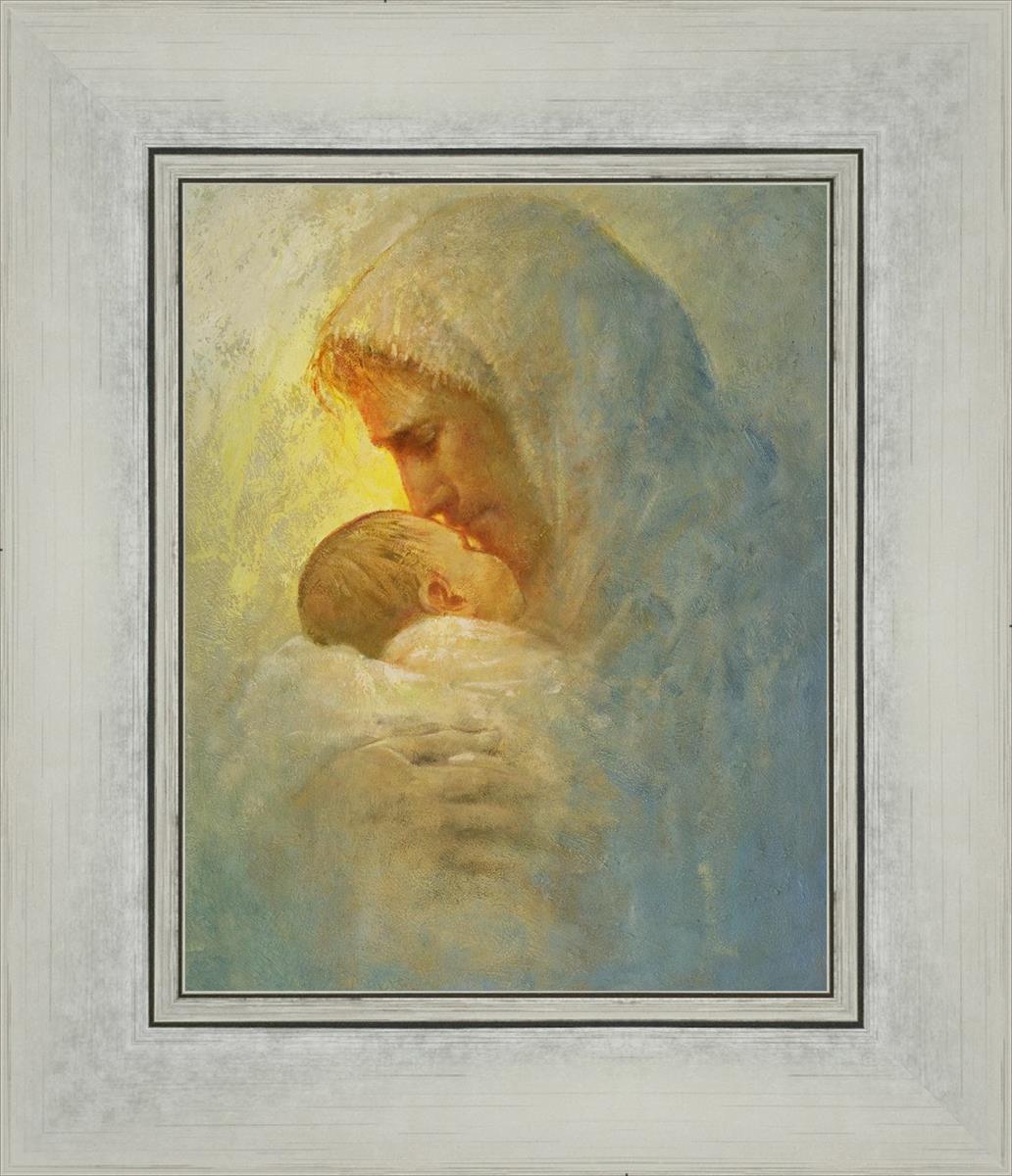 Abba By Yongsung Kim - Premium Christian Wall Art for Home & Church Decor | Inspirational Bible Verse Canvas Painting for Living Room, Bedroom & Office