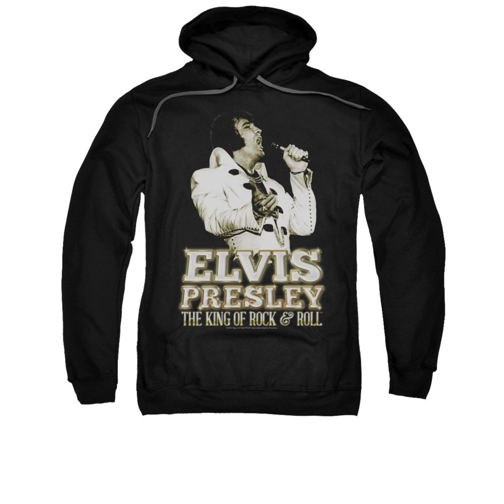 Elvis Presley Golden Fleece Hoodie for Adults - Vintage Rock Music Sweatshirt for Concerts, Casual Wear & Fan Gifts