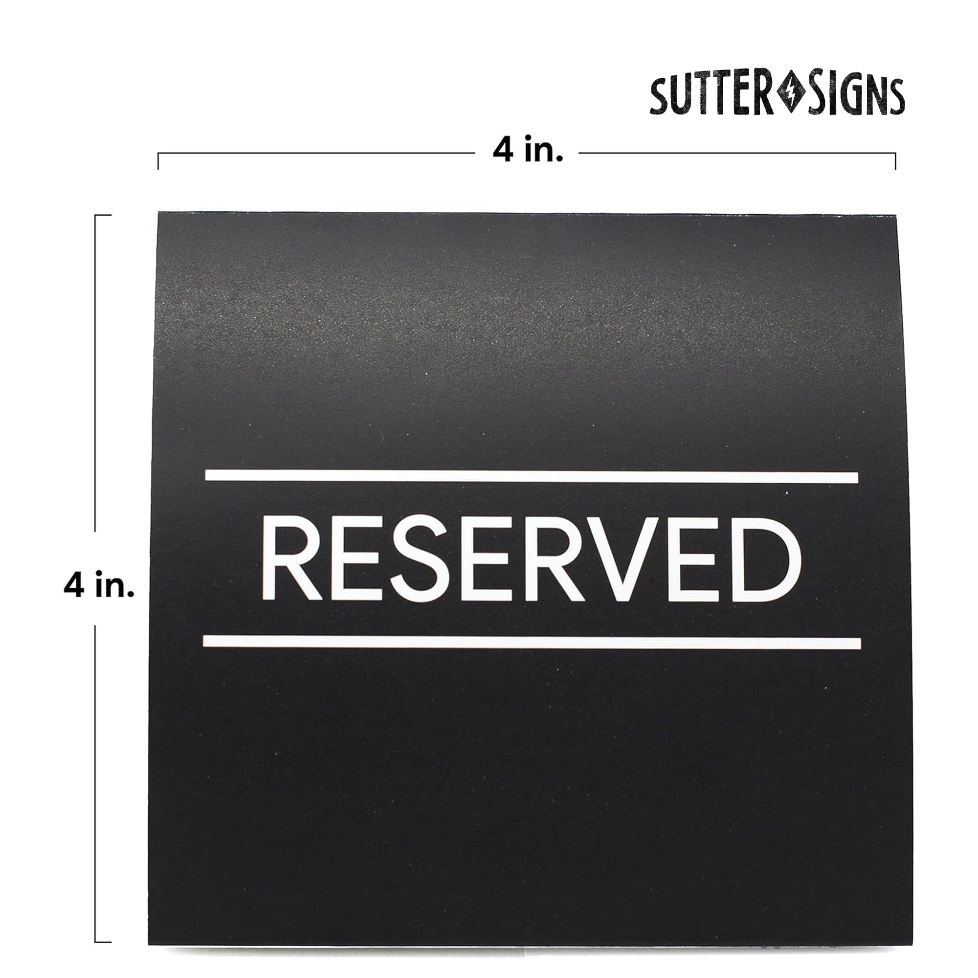 20 Pack Reserved Table Signs - Elegant Table Tent Place Cards for Weddings, Restaurants & Special Events | Perfect for Seating Arrangements & Guest Recognition