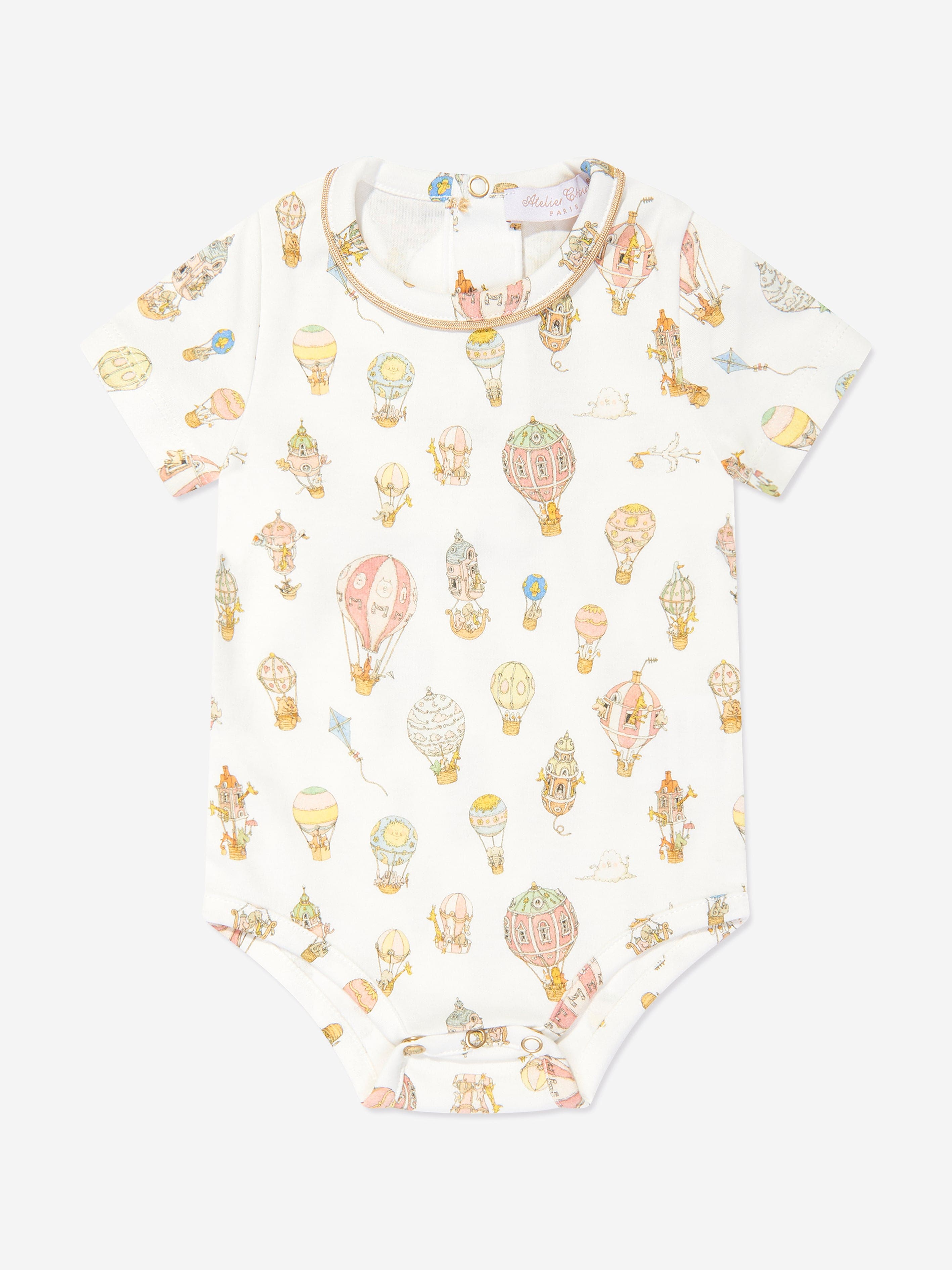 Atelier Choux Premium Baby Gift Set - White | Luxury Newborn Essentials for Shower, Christening & First Birthday Gifts | Soft Organic Cotton Blanket & Accessories