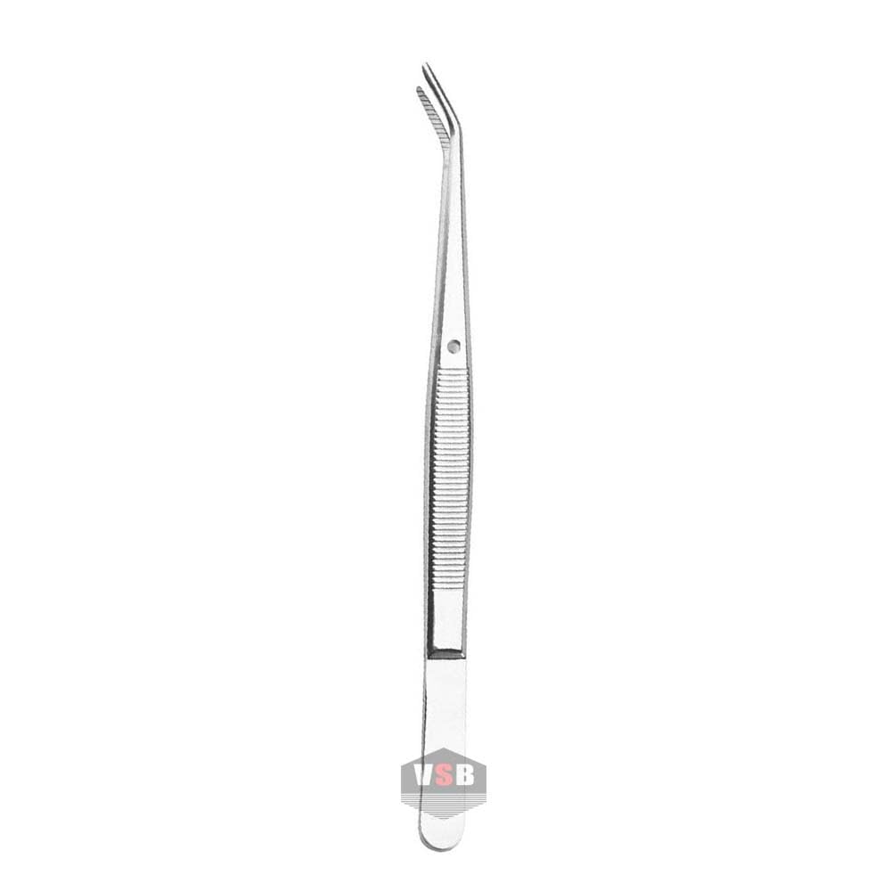 VSB-Dental Tweezer 6 Inch Stainless Steel - Professional Dental Tools for Dentists, Orthodontists & Home Use - Pack of 1 - Perfect for Tooth Extraction, Implant Placement & Oral Surgery Procedures