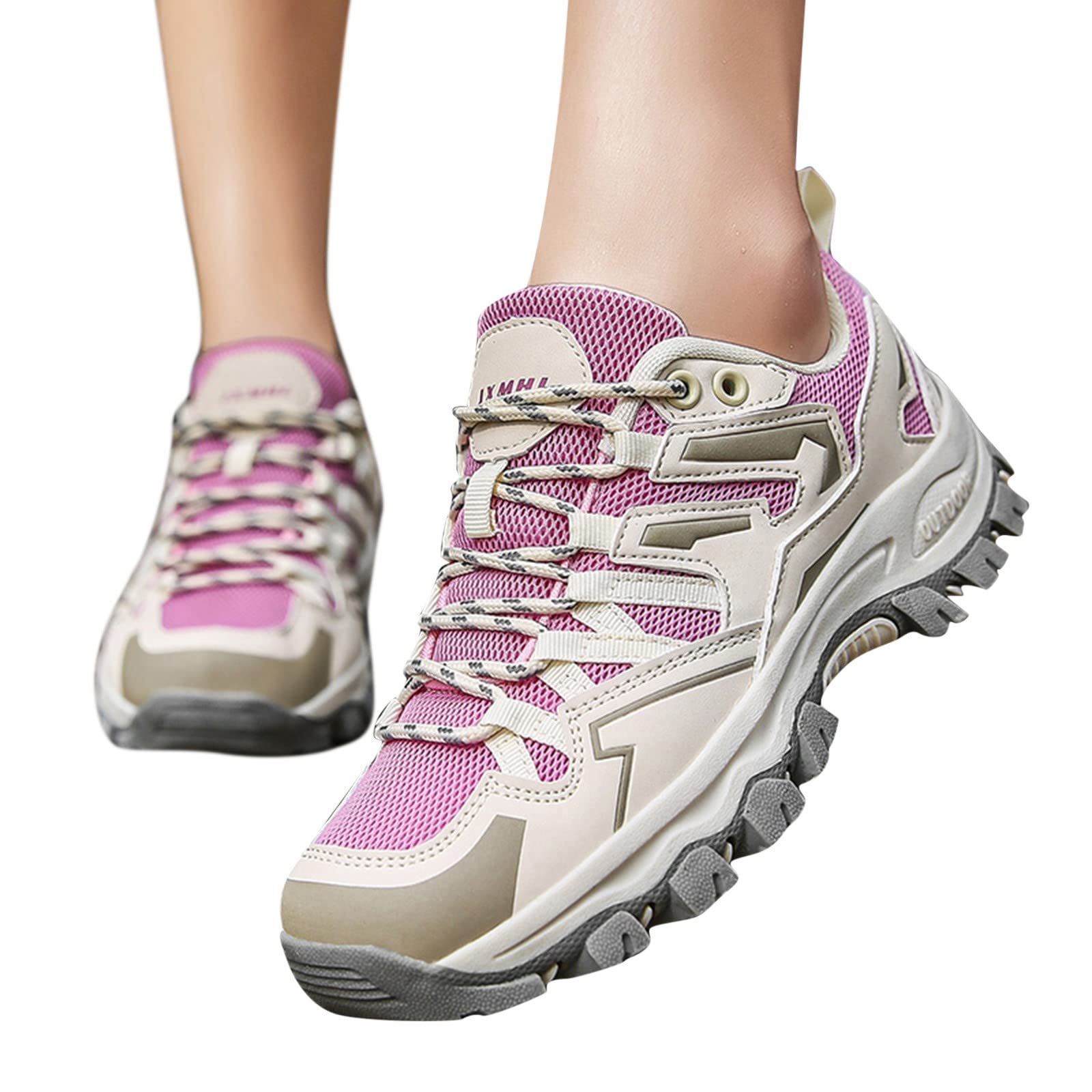 **Women's Waterproof Hiking Shoes - Lightweight Non-Slip Trekking & Walking Shoes for Outdoor Camping, Mountain Climbing & Trail Running - Breathable Comfort for All-Day Adventures**