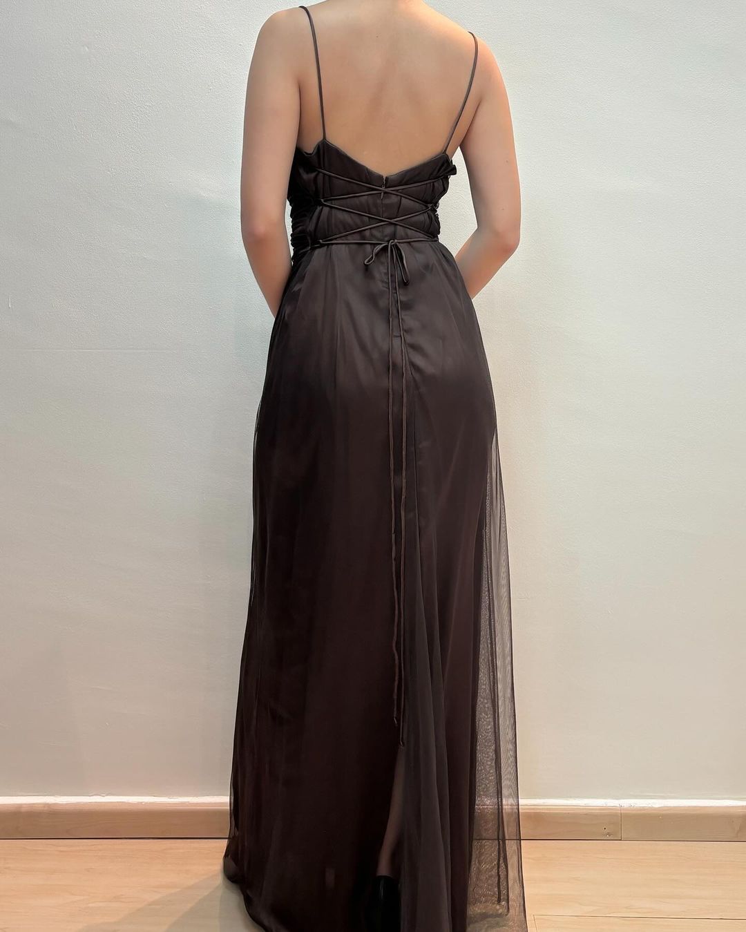 Elegant Long Prom Dress with Coffee Sheath - Formal Evening Gown for Homecoming, Wedding & Special Occasions | Style J3144