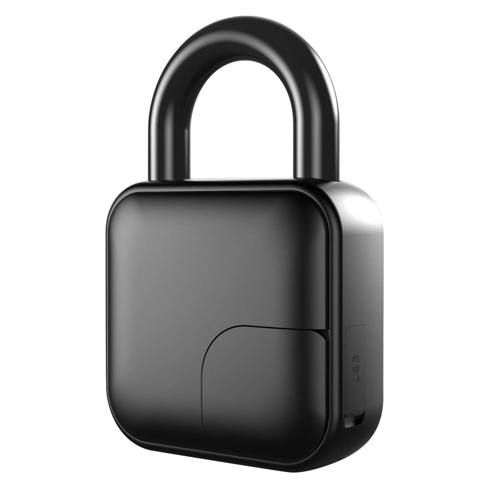 Smart Fingerprint Padlock - Keyless Electronic Lock with Anti-Theft Protection for Gym Lockers, Home Doors, Backpacks & Suitcases | Secure Your Valuables Anywhere