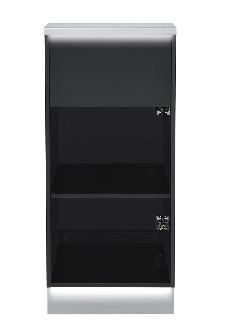 Janus LED Lighted Retail Display Reception Desk - Modern Illuminated Counter for Stores & Offices - Perfect for Lobby, Showroom, and Retail Spaces