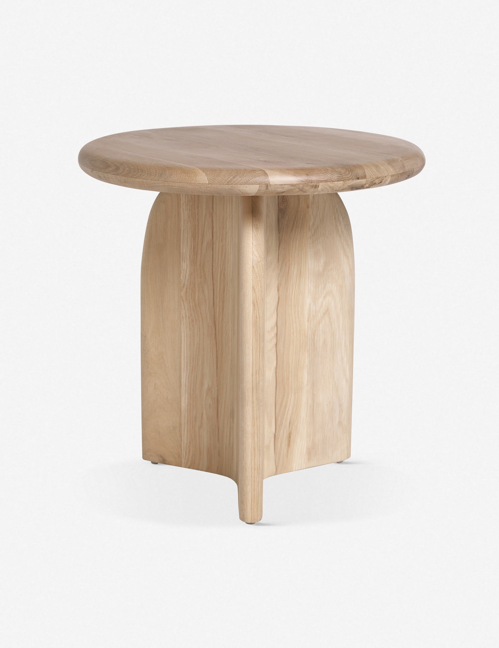 Ada Round Side Table - Modern End Table for Living Room, Bedroom & Office - Stylish Accent Table with Sturdy Metal Base - Perfect for Coffee, Books & Decor