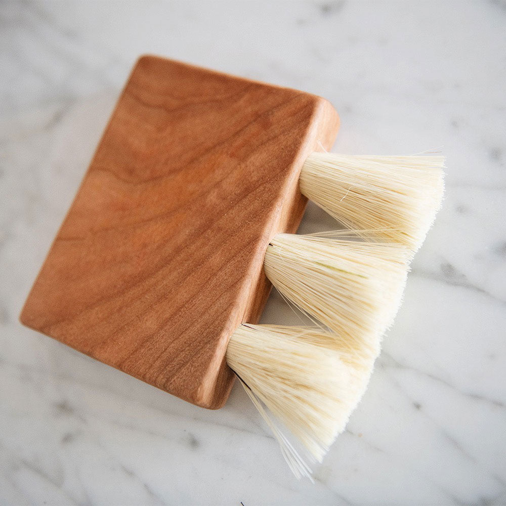 Premium Medium Wooden Counter Brush No. MT0932 - Natural Wood Handle for Kitchen, Bar & Restaurant Cleaning - Perfect for Countertops, Tables & Hard Surfaces