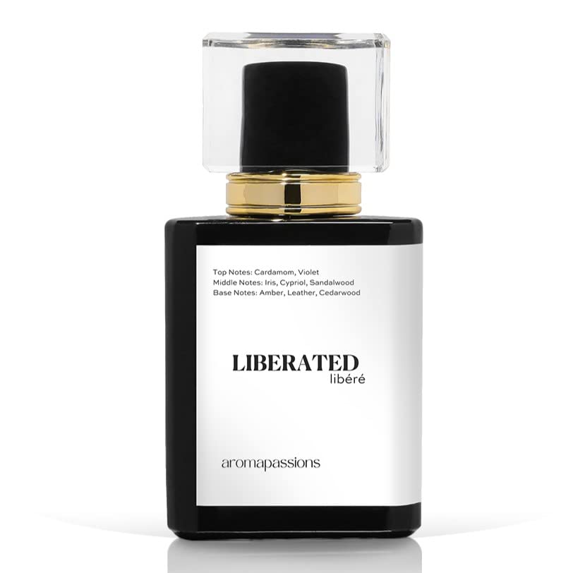 LIBERATED Pheromone Perfume for Men & Women - Santal 33 Inspired Long Lasting Cologne | Extrait De Parfum Essential Oil Fragrance | Perfect for Date Night, Office & Special Occasions