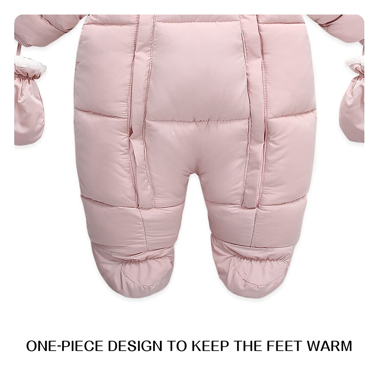 Baby Winter Snowsuit - Warm Toddler Jacket & Hooded Jumpsuit for Boys & Girls | Outdoor Play, Snow Day & Cold Weather Protection