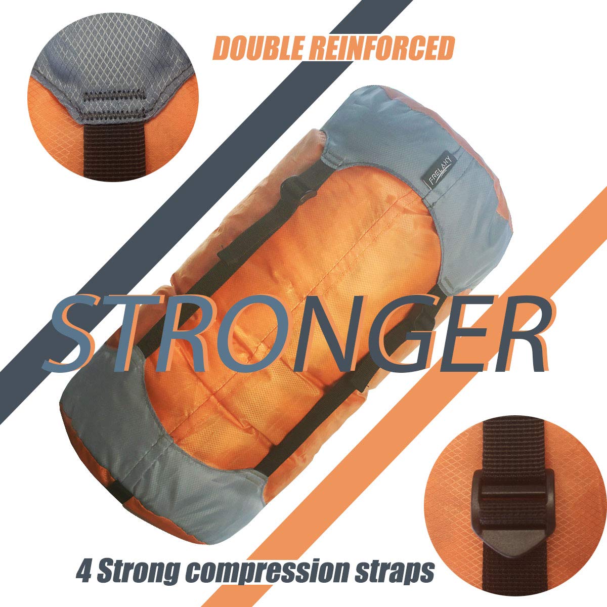 Frelaxy Compression Sack - Ultralight Sleeping Bag Storage Bag with 40% More Space (11L/18L/30L/45L/52L) | Compact Camping Gear for Hiking, Backpacking & Travel | Perfect for Outdoor Adventures & Space-Saving Packing