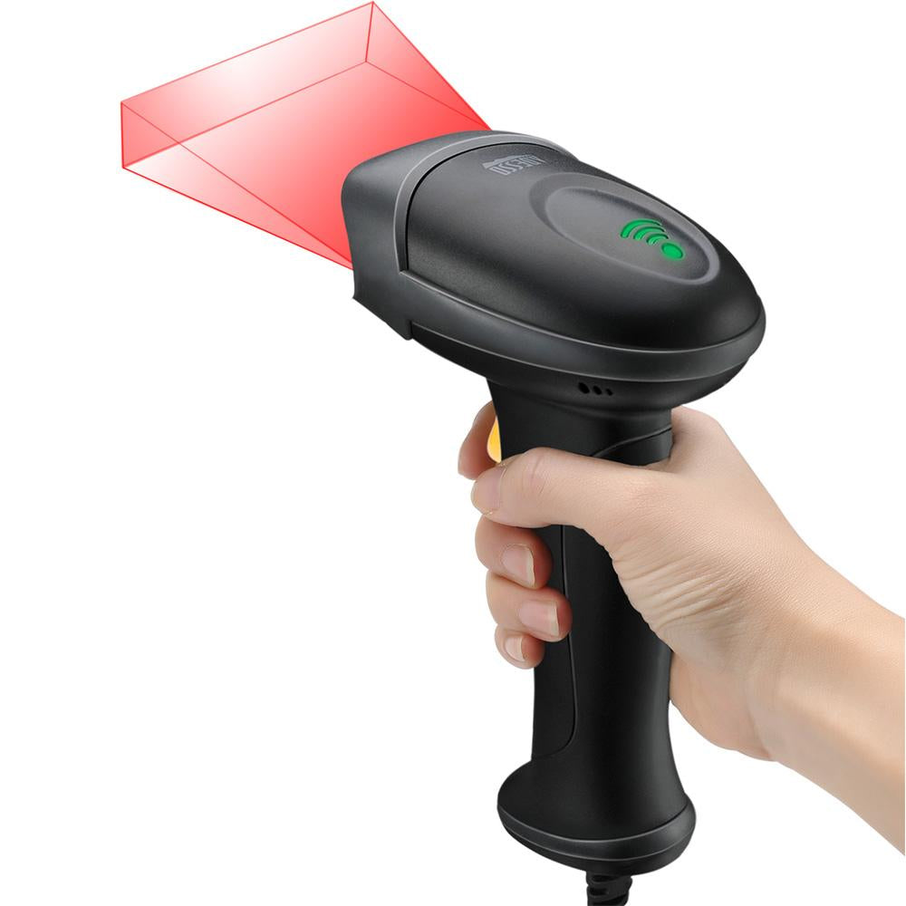 Adesso NuScan 2500TU Spill-Resistant USB Barcode Scanner - Fast Scanning for Retail, Warehouse & Inventory Management (Perfect for Supermarkets, Logistics & Office Use)