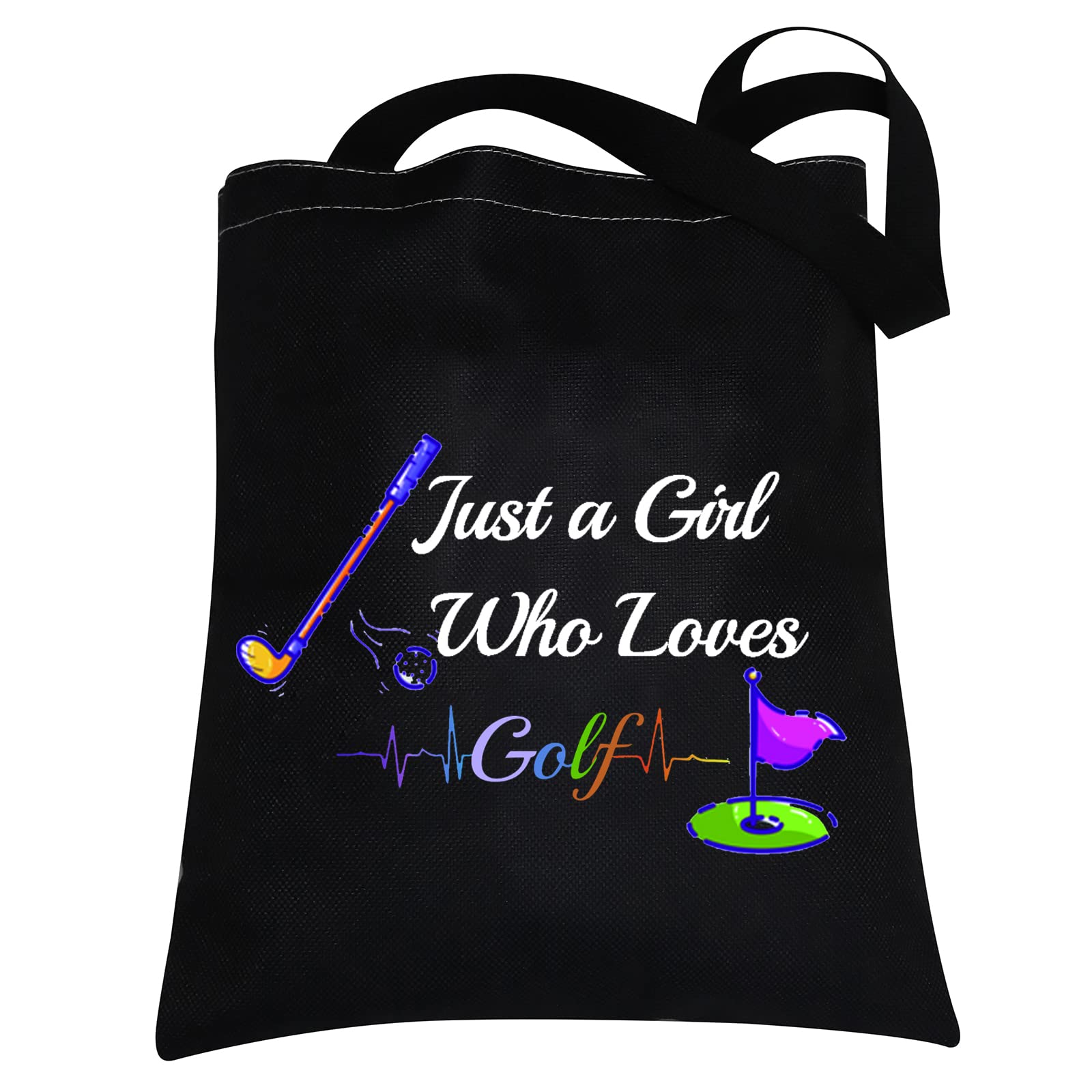CMNIM Golf Tote Bag for Women - Reusable Golf Lover Gift for Female Golfers - Perfect Golf Player Gift & Tournament Accessories (Great for Golf Course, Practice Range & Casual Use)