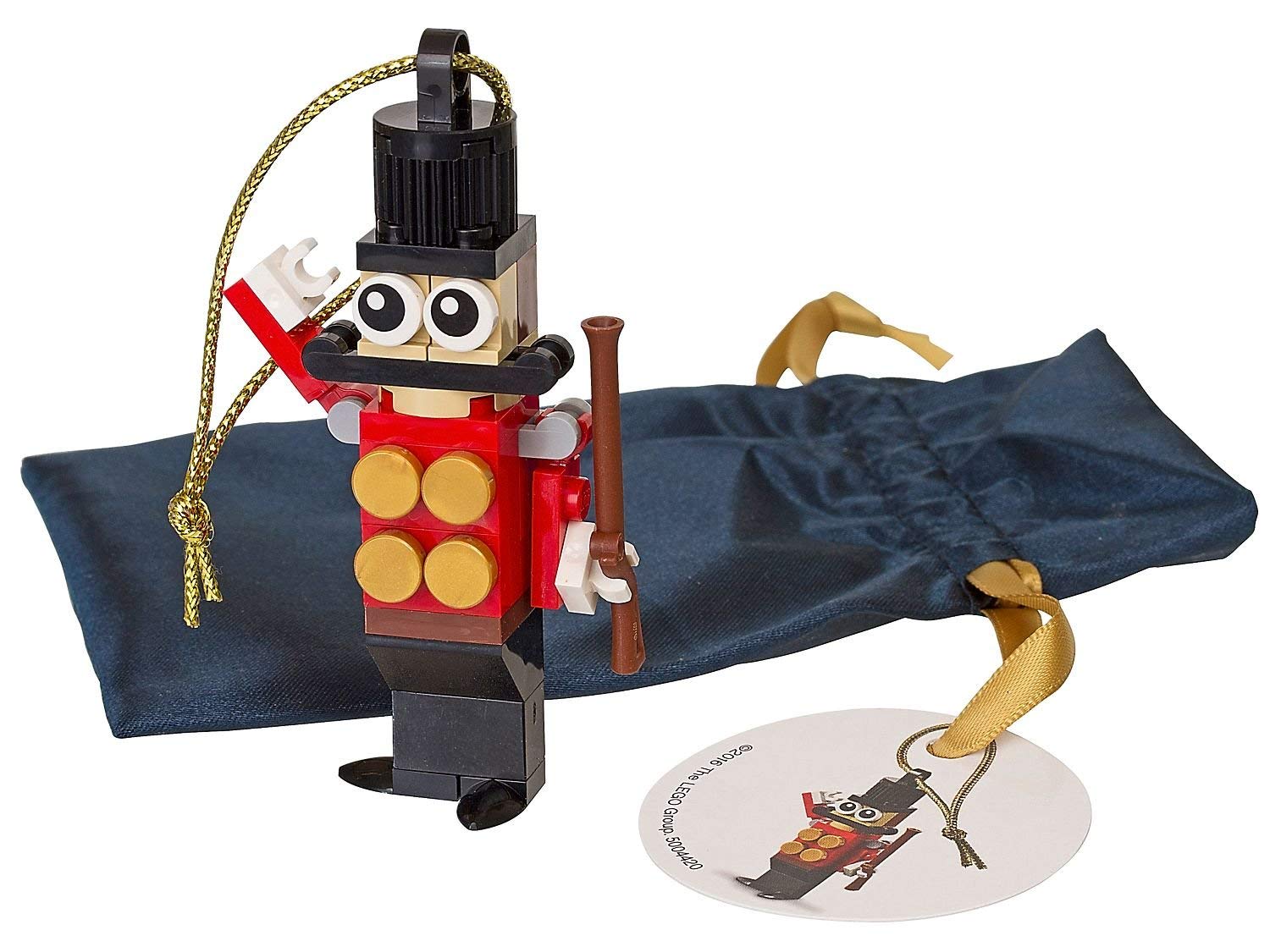 LEGO Toy Soldier Ornament 5004420 - Miniature Collectible Building Block Figurine for Christmas Tree Decor, Gift, and Display